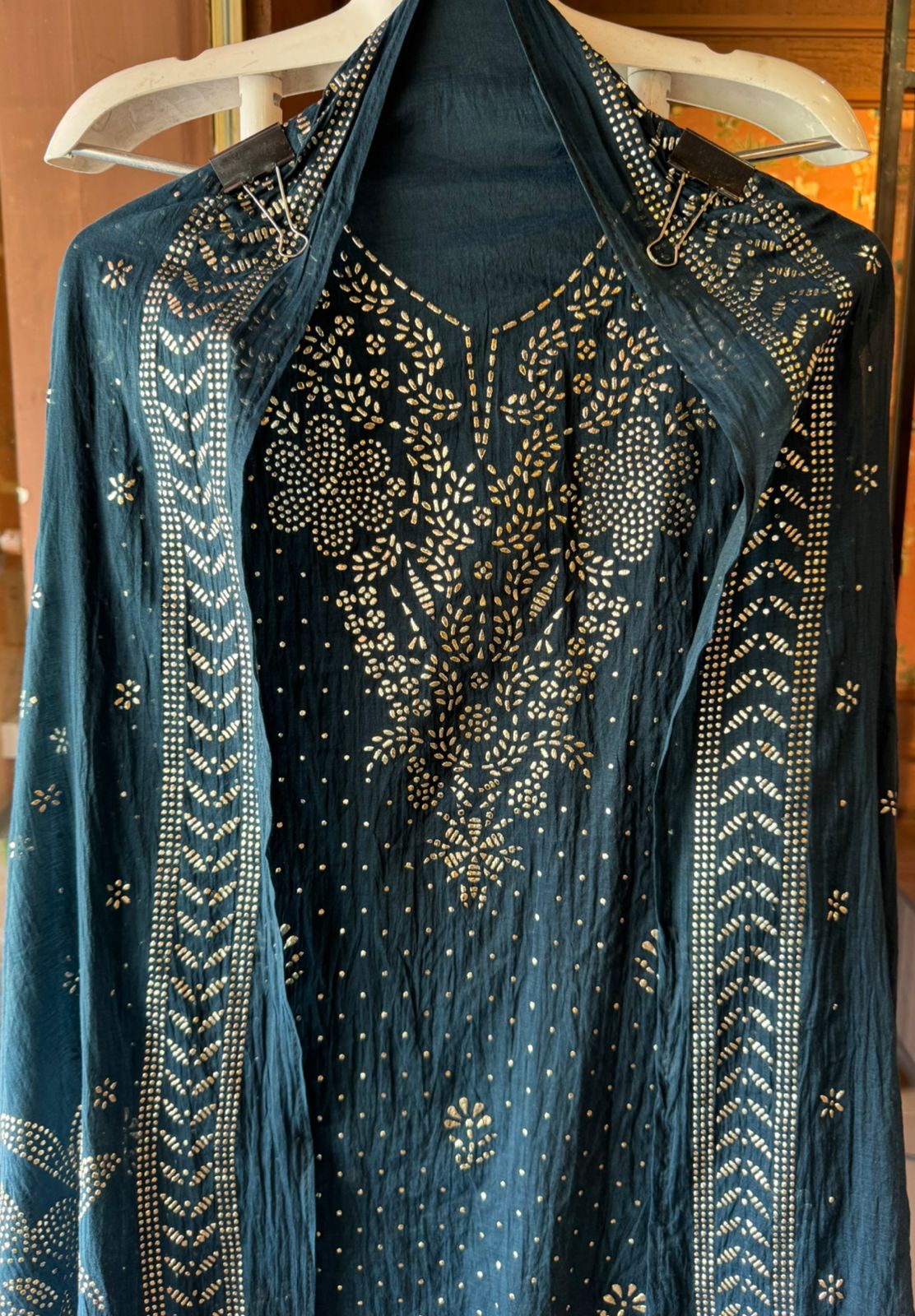 Mul chanderi Unstitched Suits