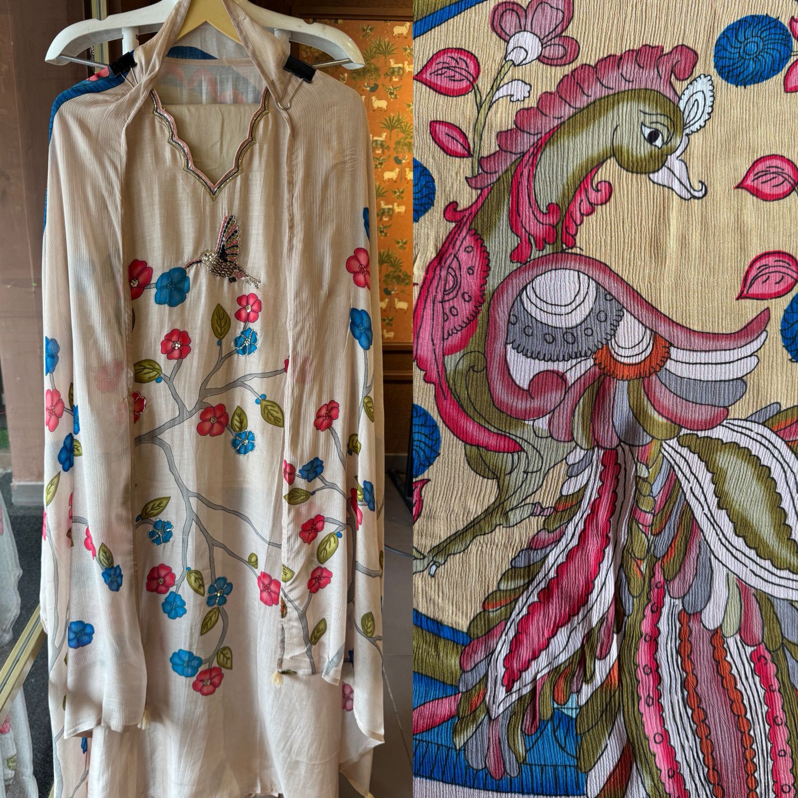 Pure Mul Muslin light Weight Unstitched shirt