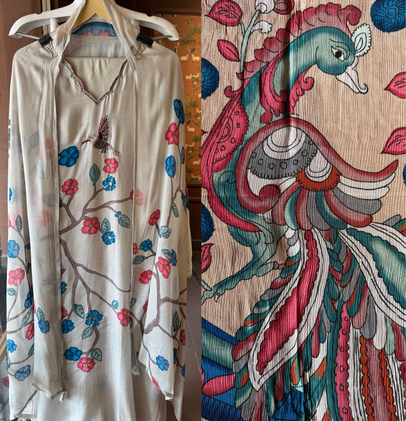 Pure Mul Muslin light Weight Unstitched shirt