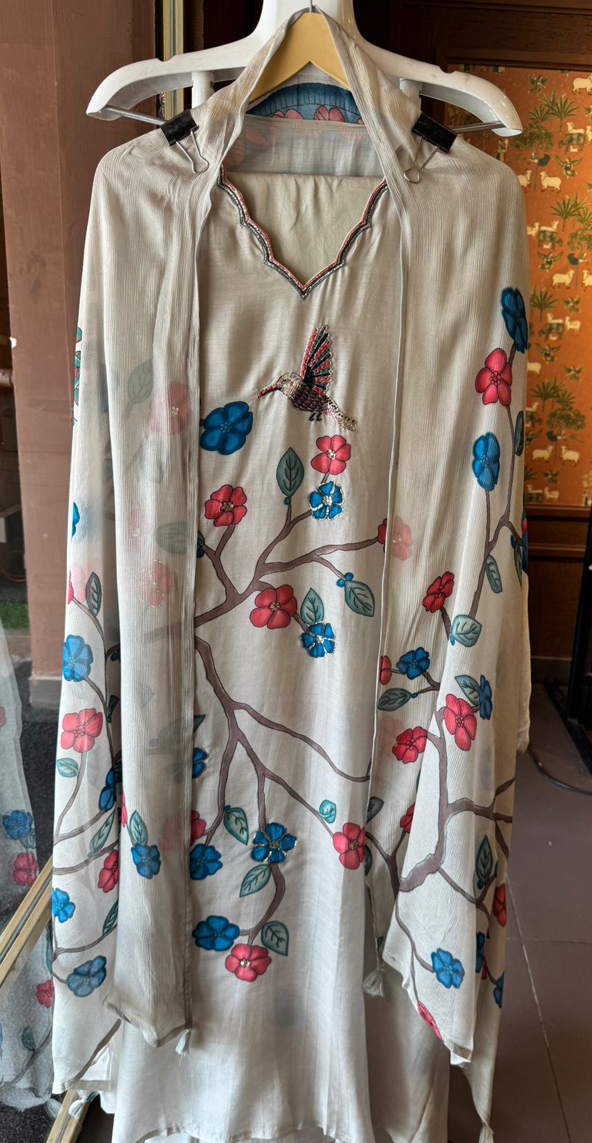 Pure Mul Muslin light Weight Unstitched shirt