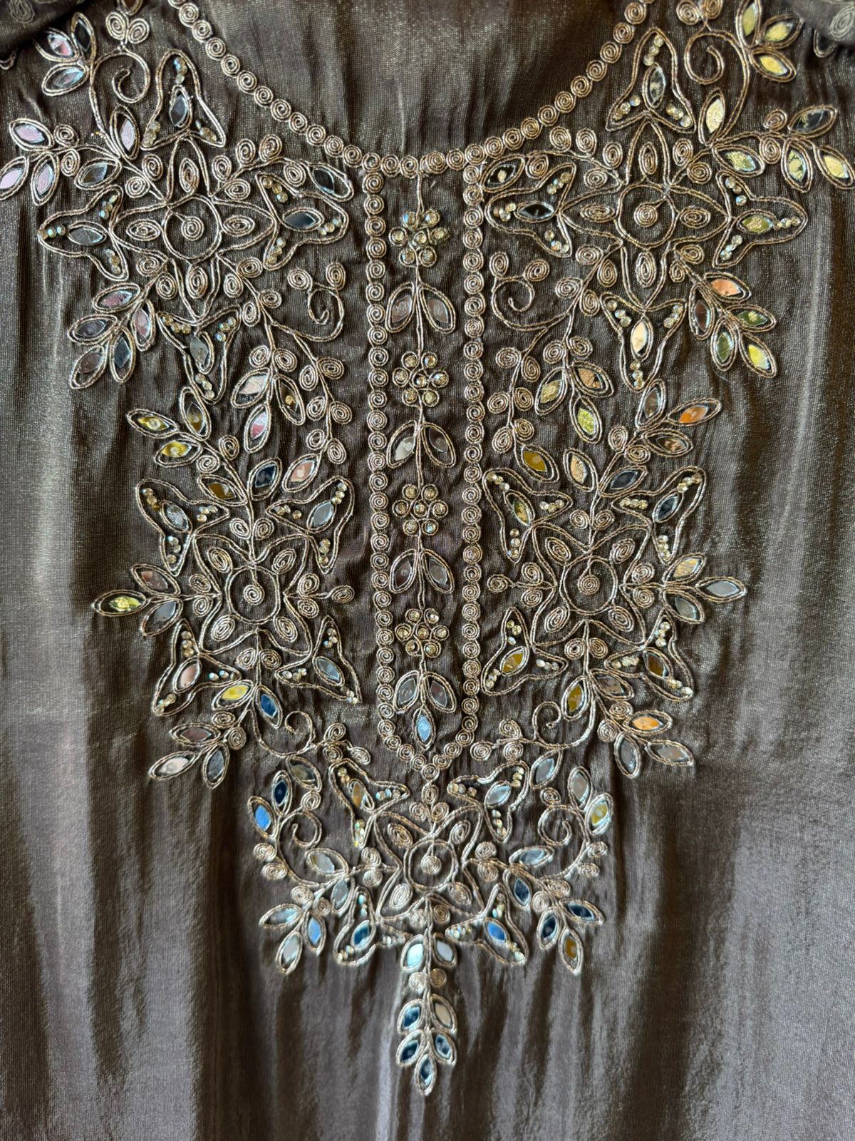 Shimmer tissue Unstitched Suits