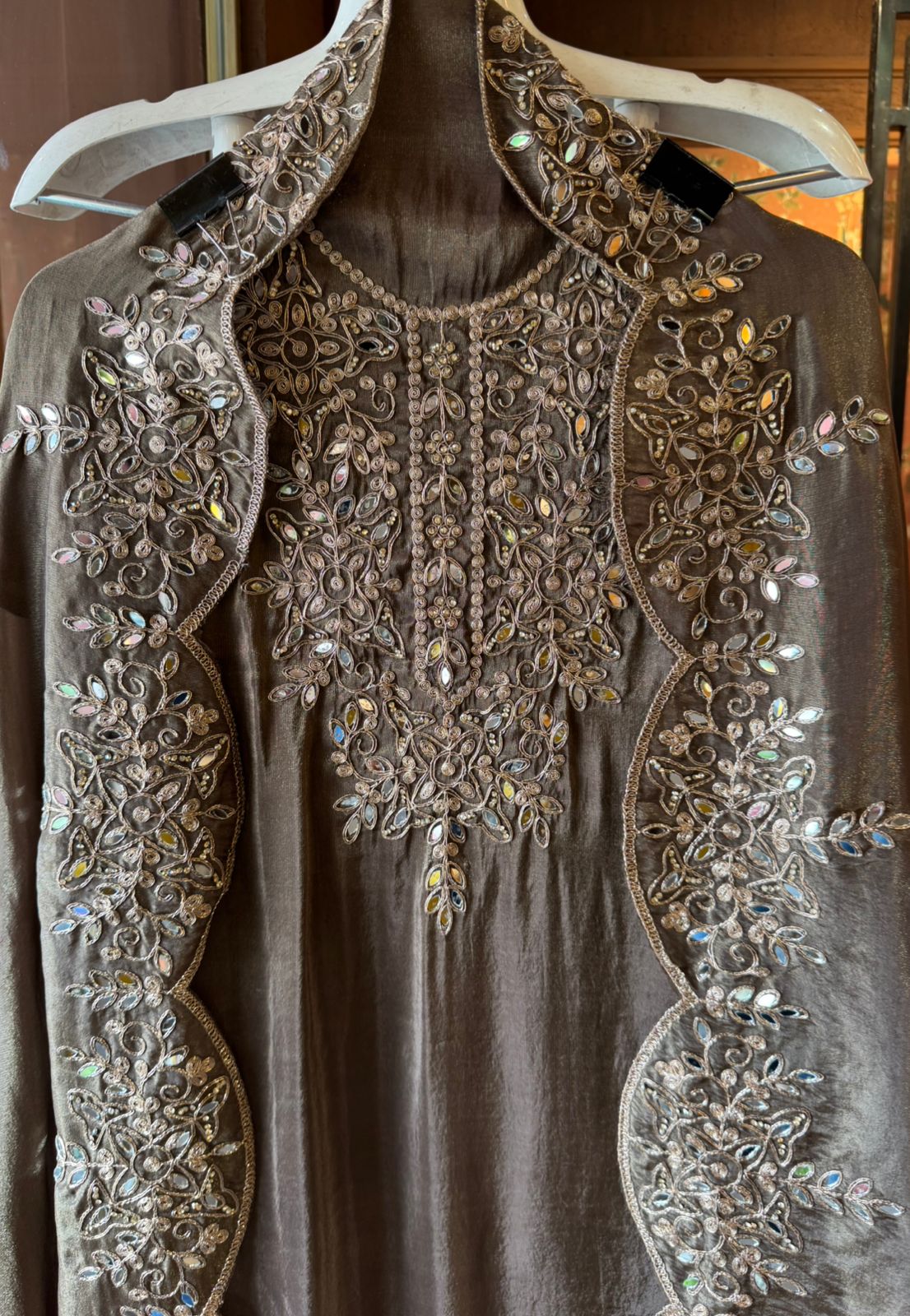 Shimmer tissue Unstitched Suits