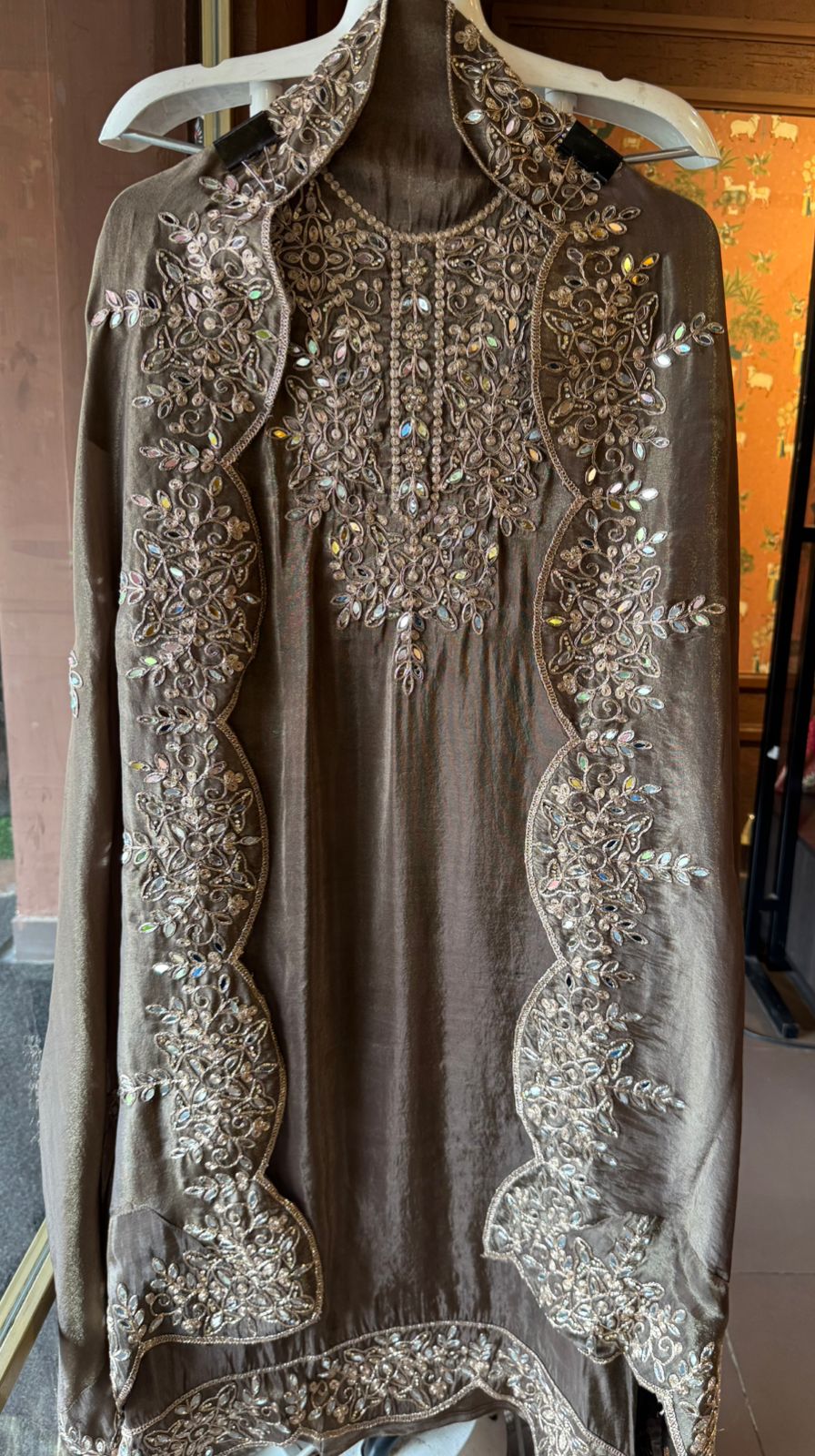 Shimmer tissue Unstitched Suits