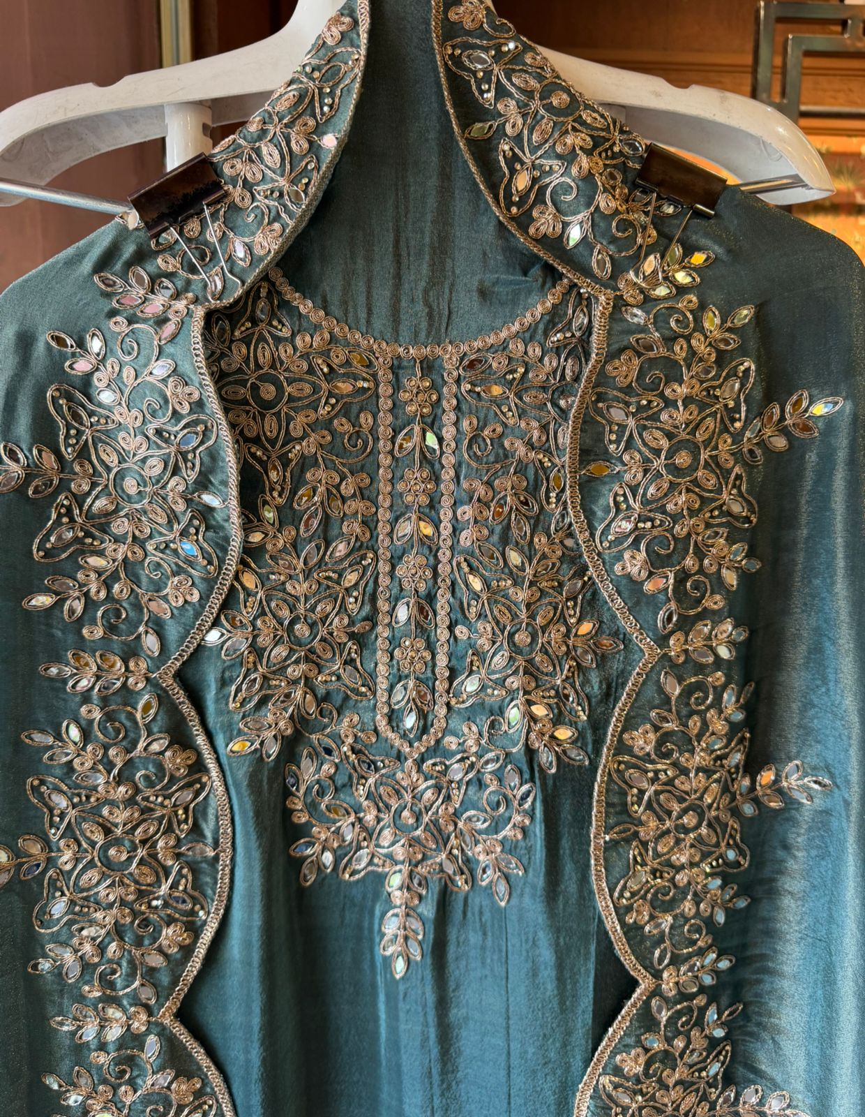 Shimmer tissue Unstitched Suits