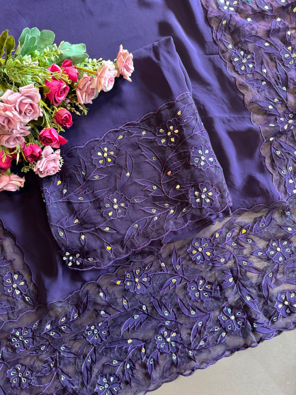 Pure Georgette Shirt unstitched shirt