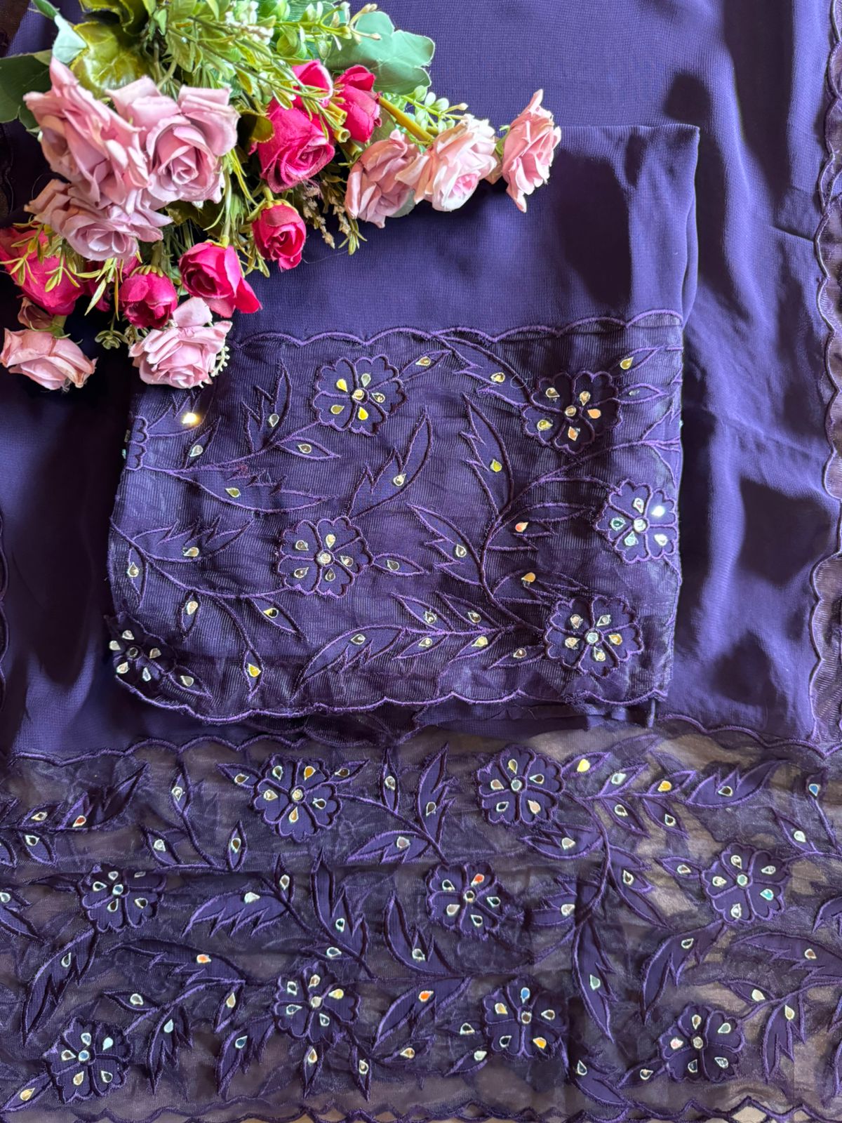 Pure Georgette Shirt unstitched shirt