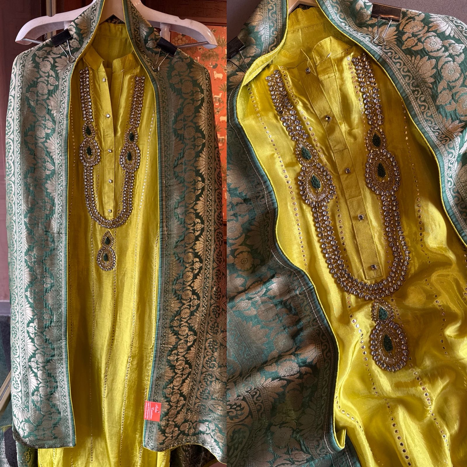 Russian silk Unstitched Shirt