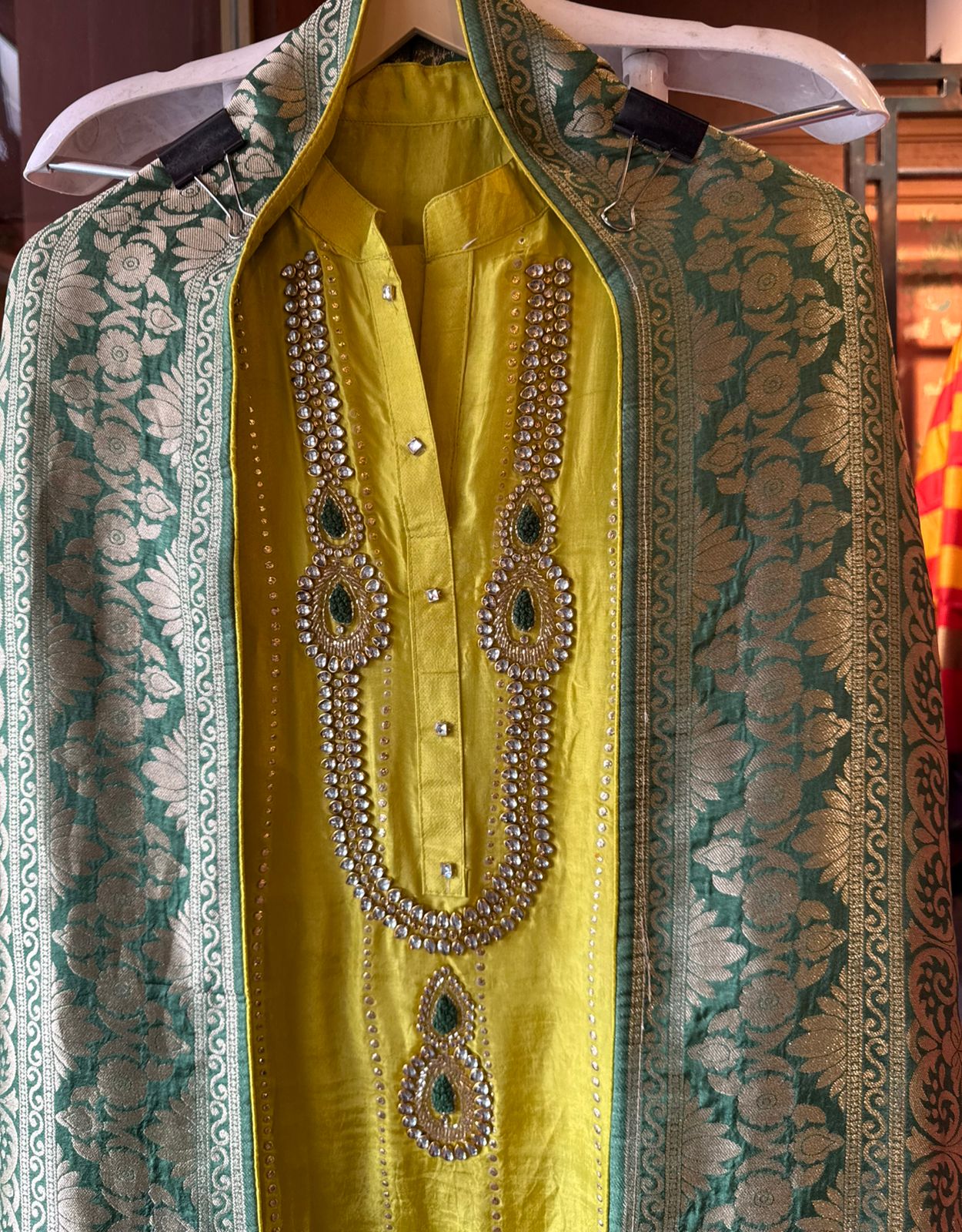 Russian silk Unstitched Shirt