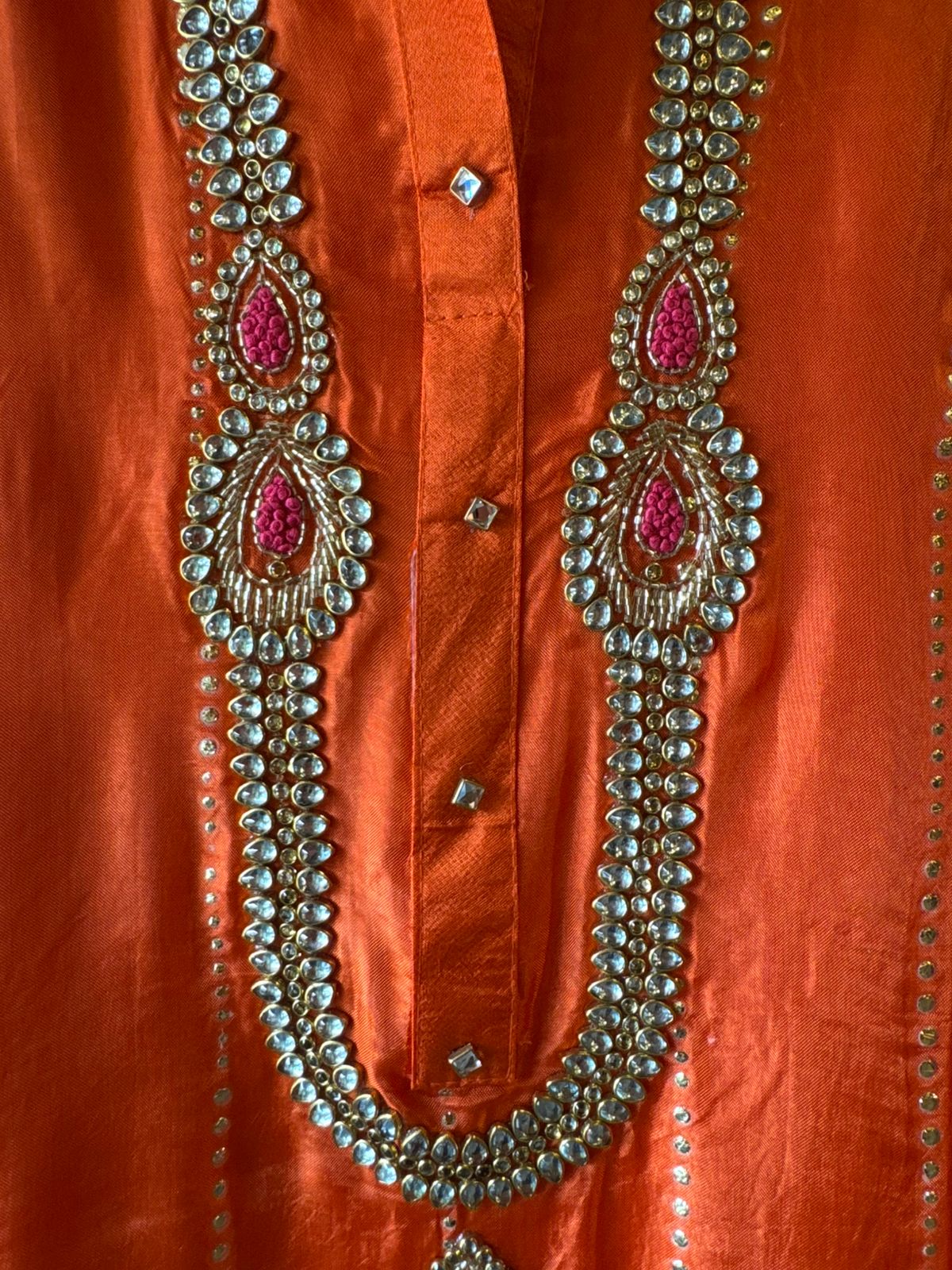 Russian silk Unstitched Shirt