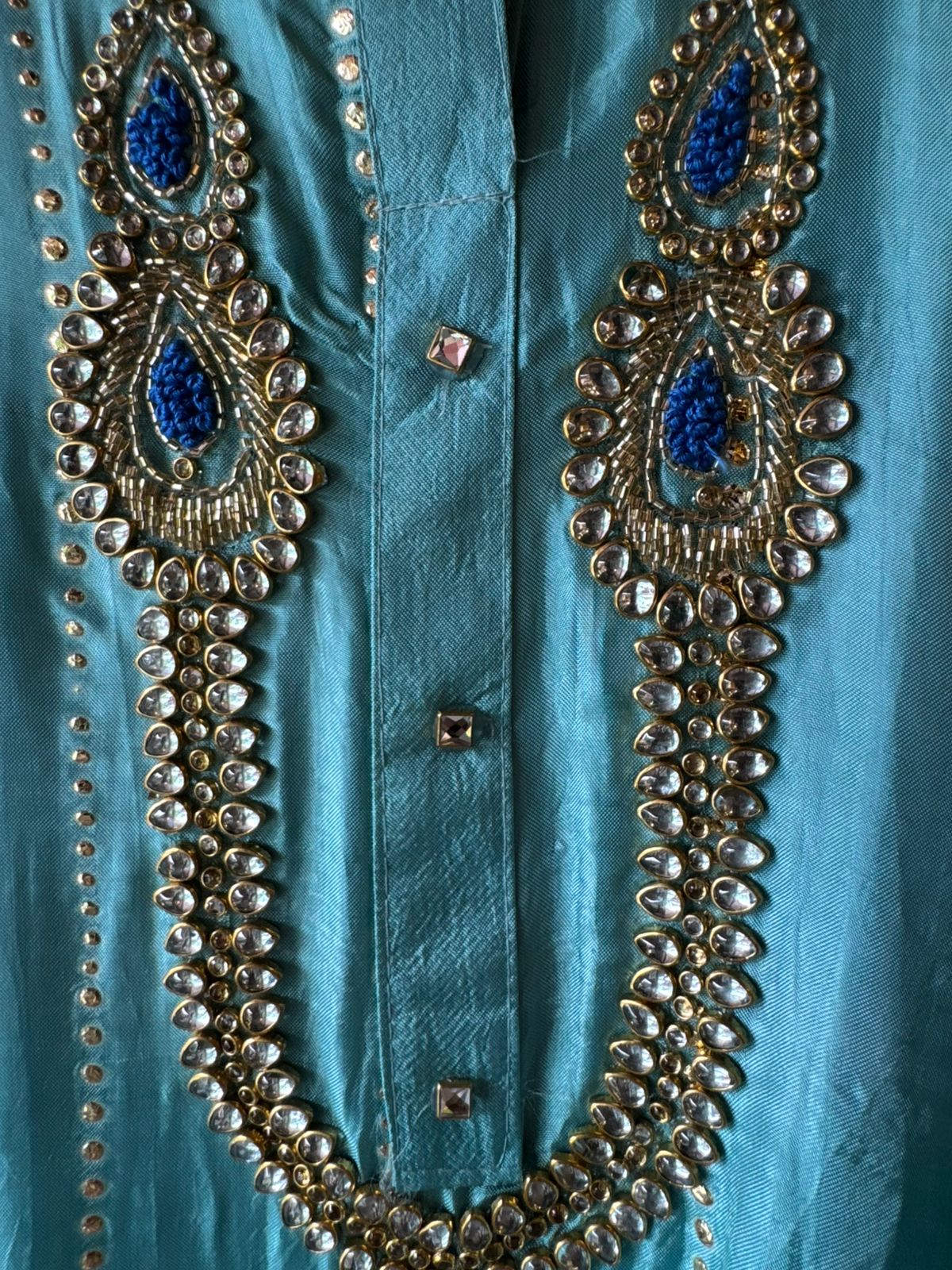 Russian silk Unstitched Shirt