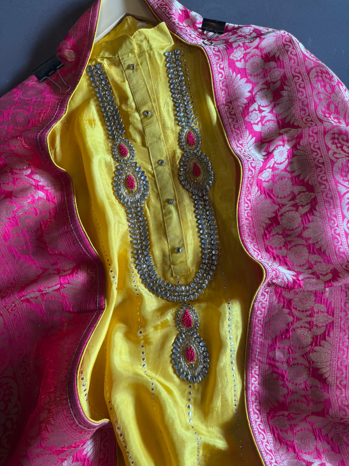 Russian silk Unstitched Shirt