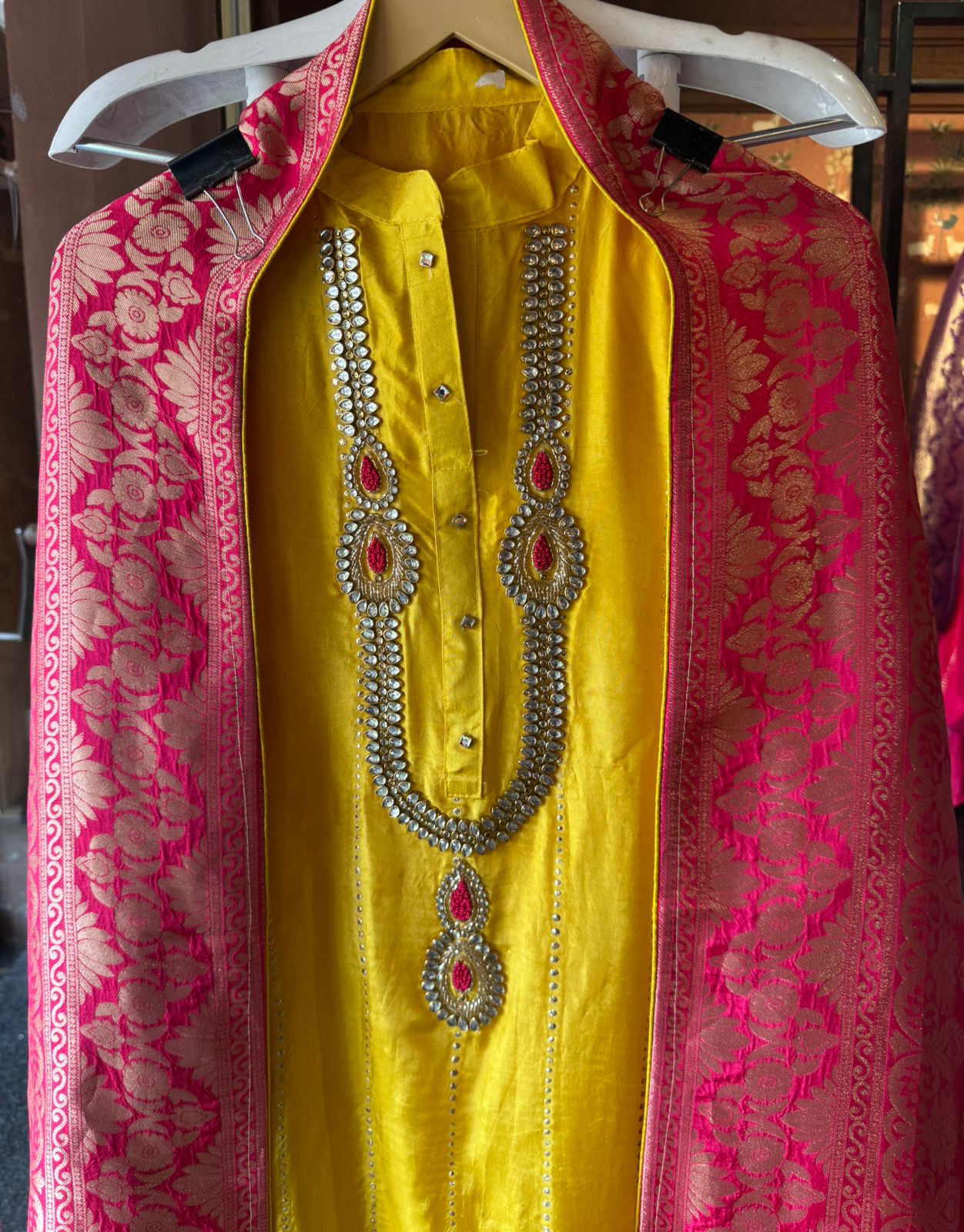 Russian silk Unstitched Shirt