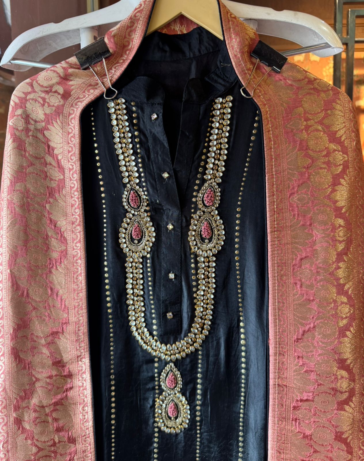 Russian silk Unstitched Shirt