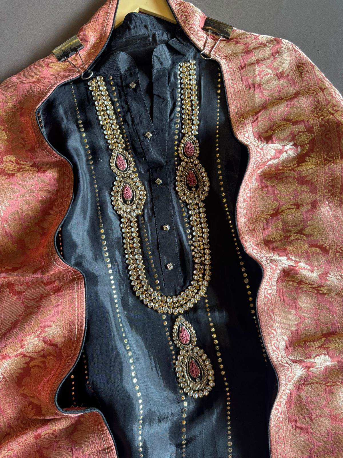 Russian silk Unstitched Shirt