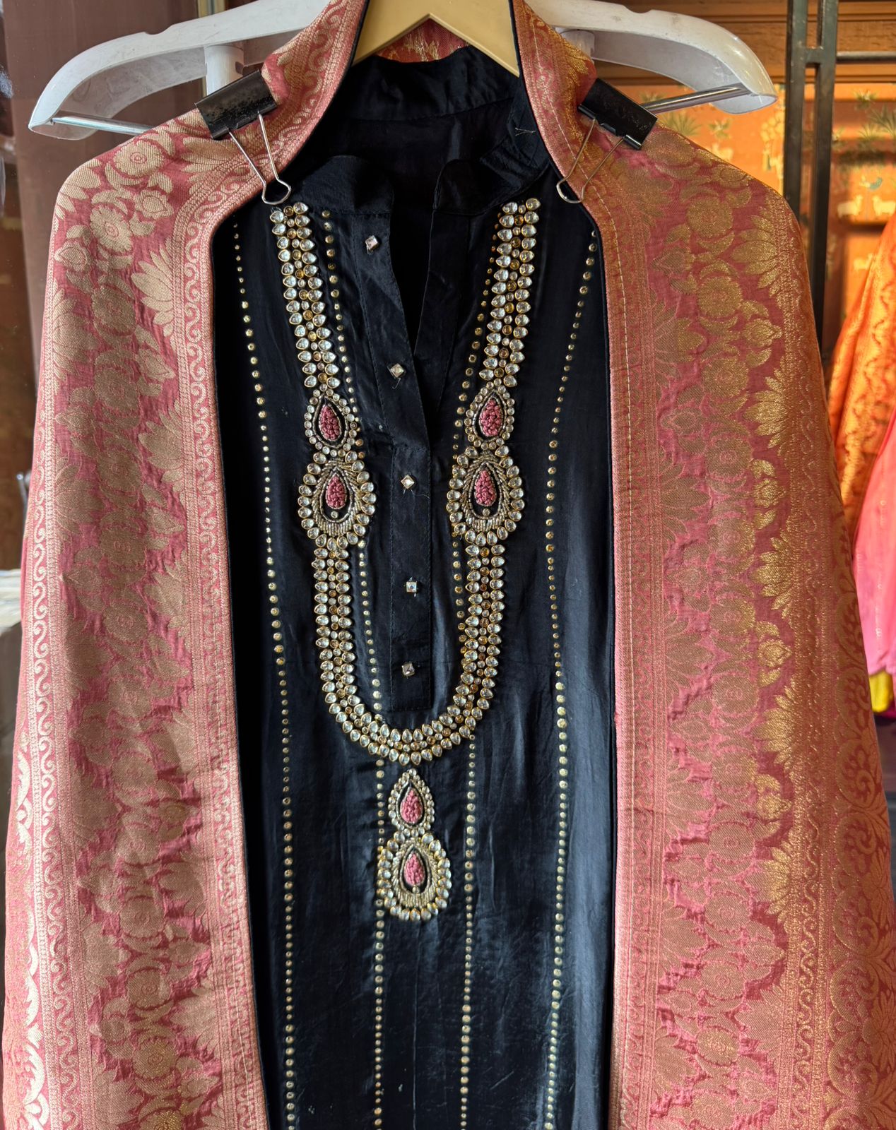 Russian silk Unstitched Shirt