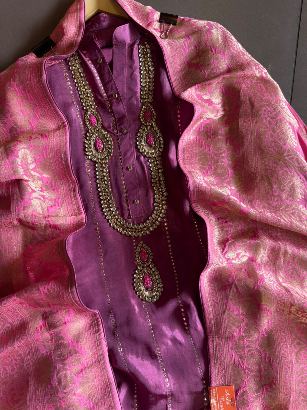 Russian silk Unstitched Shirt