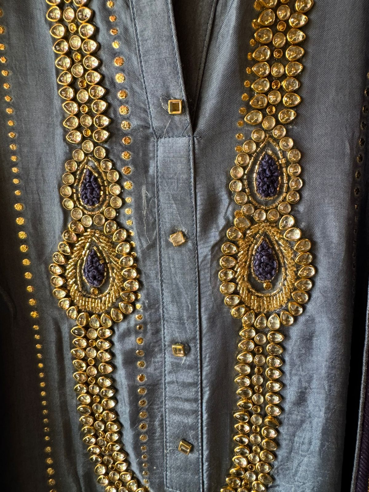 Russian silk Unstitched Shirt