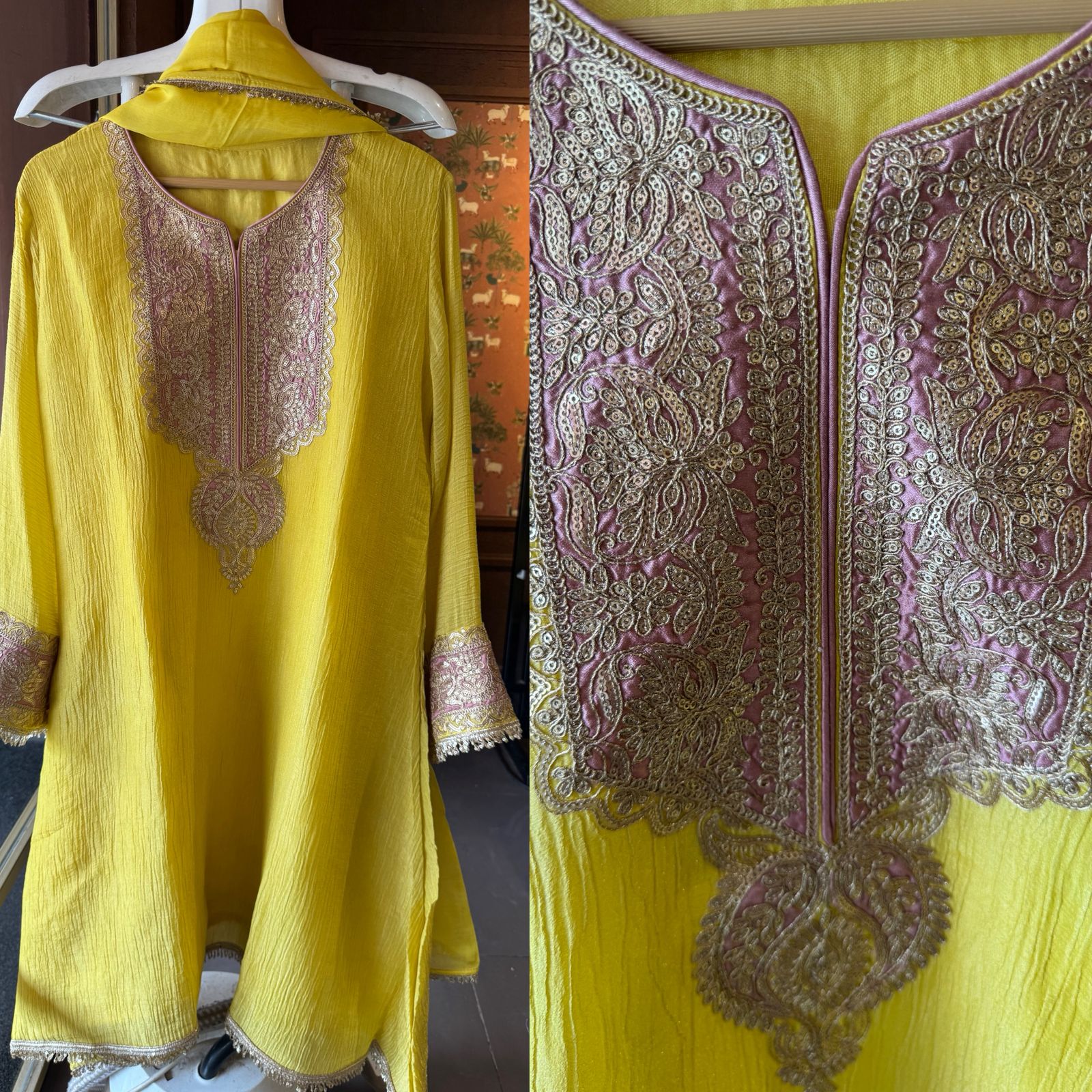 Crushed tissue stitched Shirt