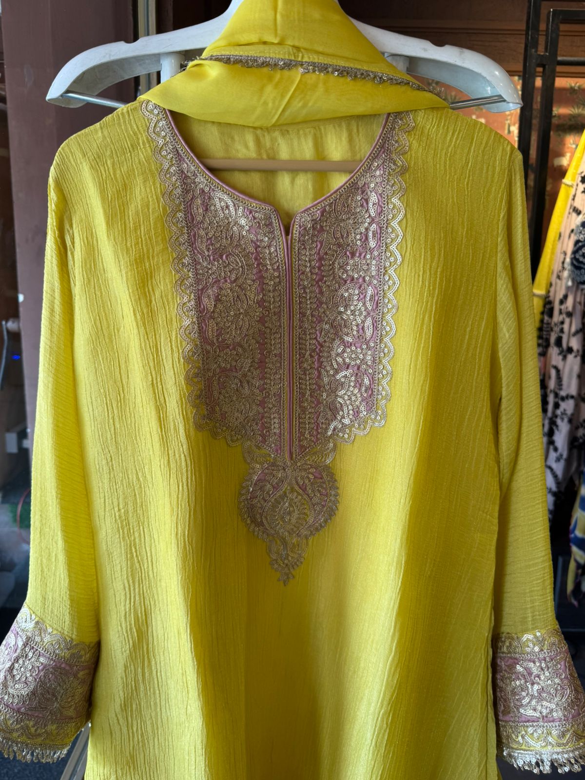 Crushed tissue stitched Shirt