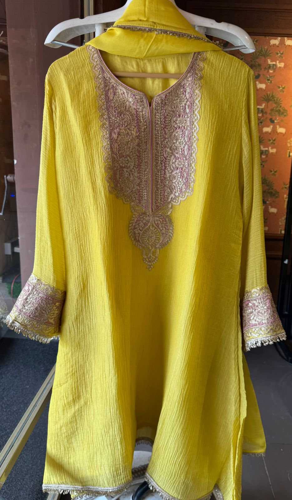 Crushed tissue stitched Shirt