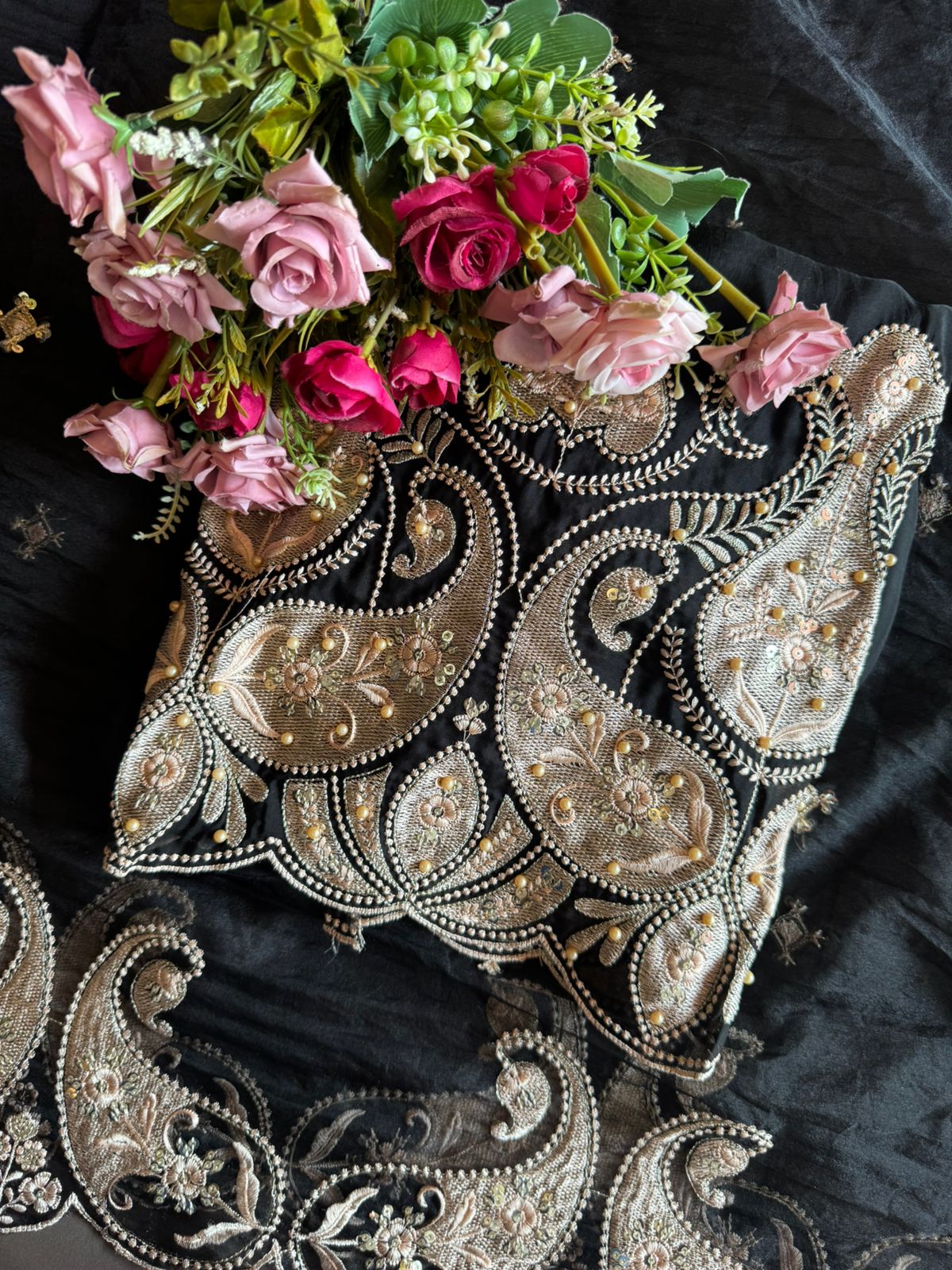 Soft organza Unstitched Suit