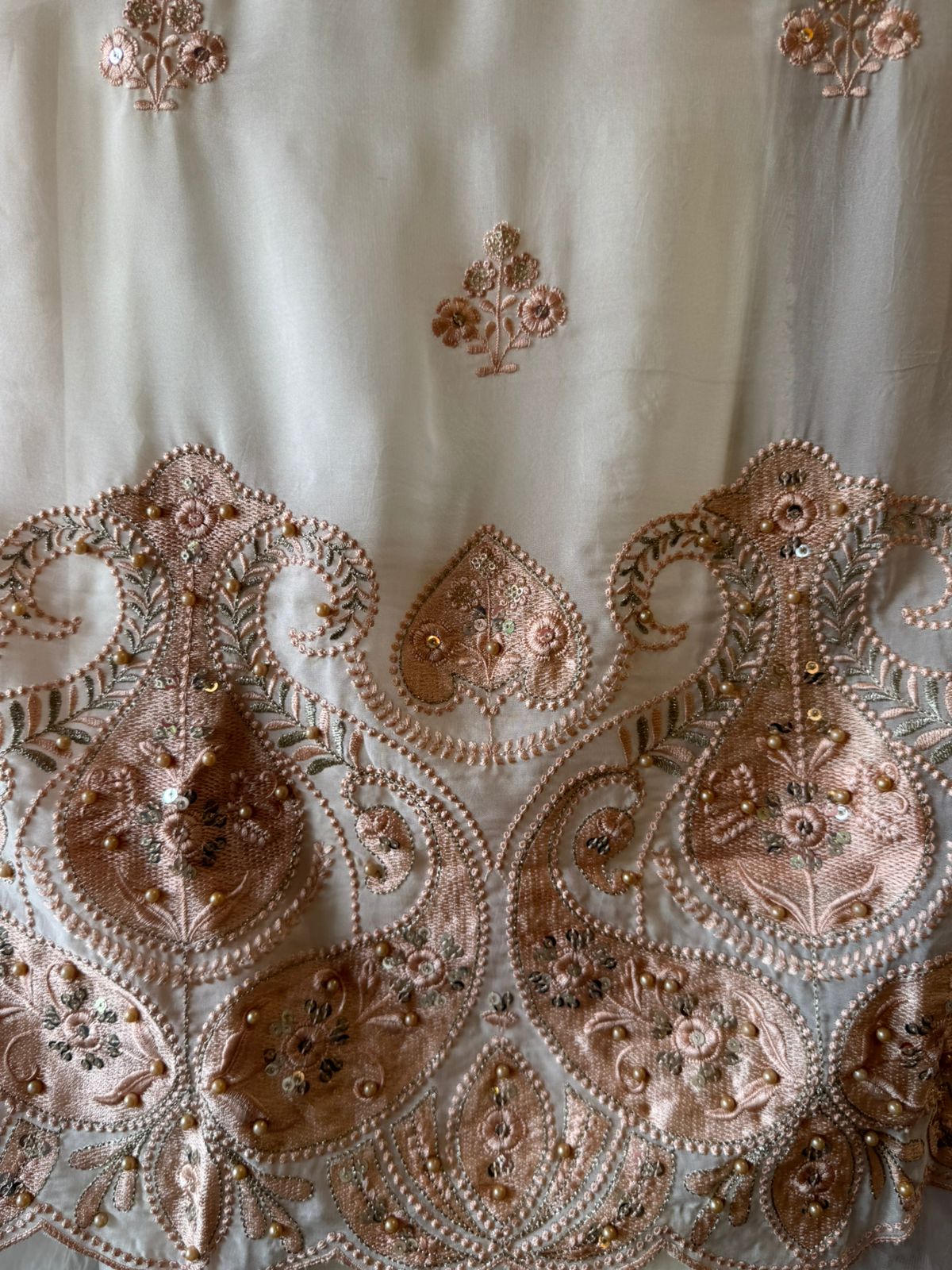 Soft organza Unstitched Suit