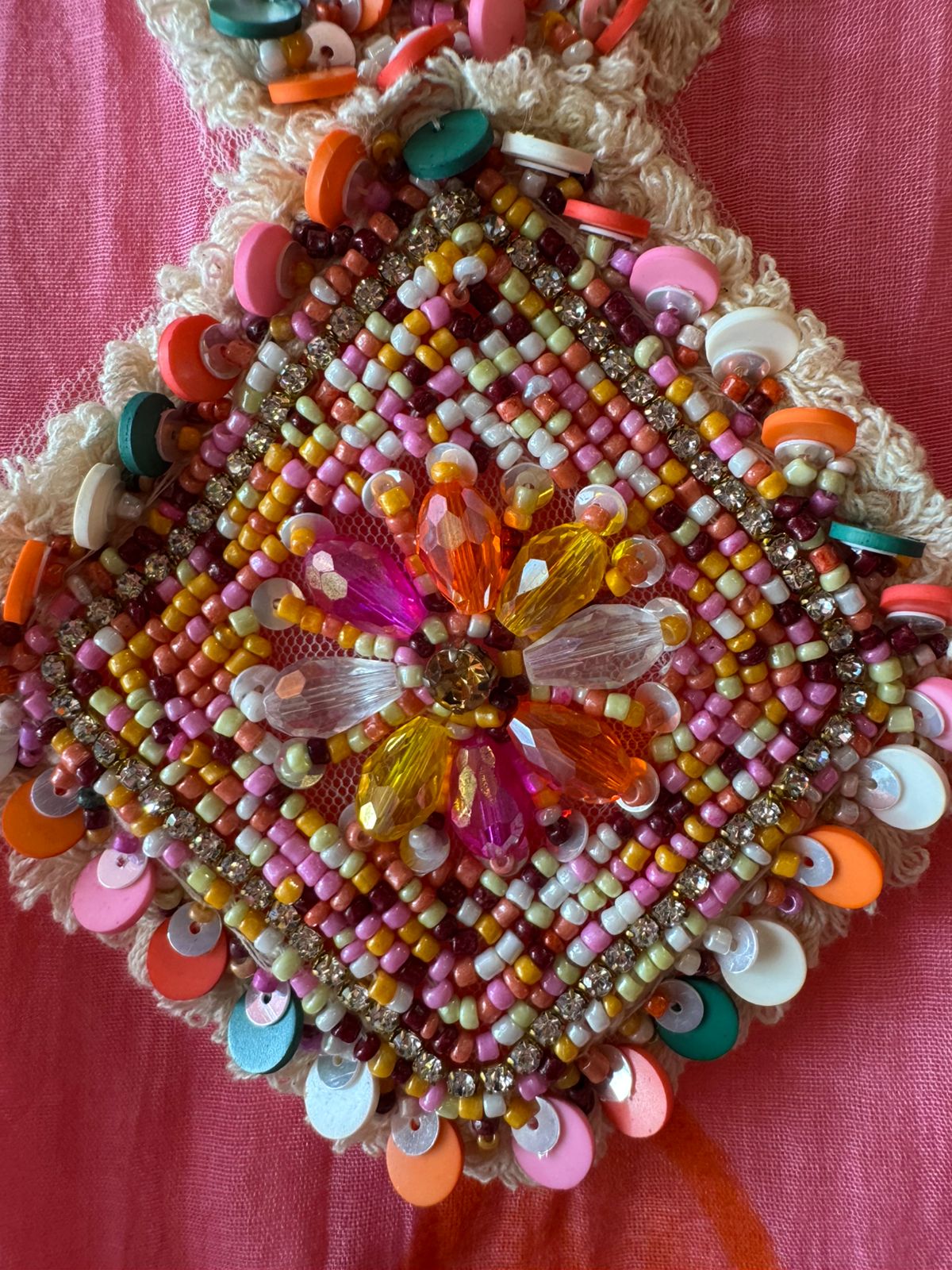 Ombré shaded Mul chanderi unstitched shirt