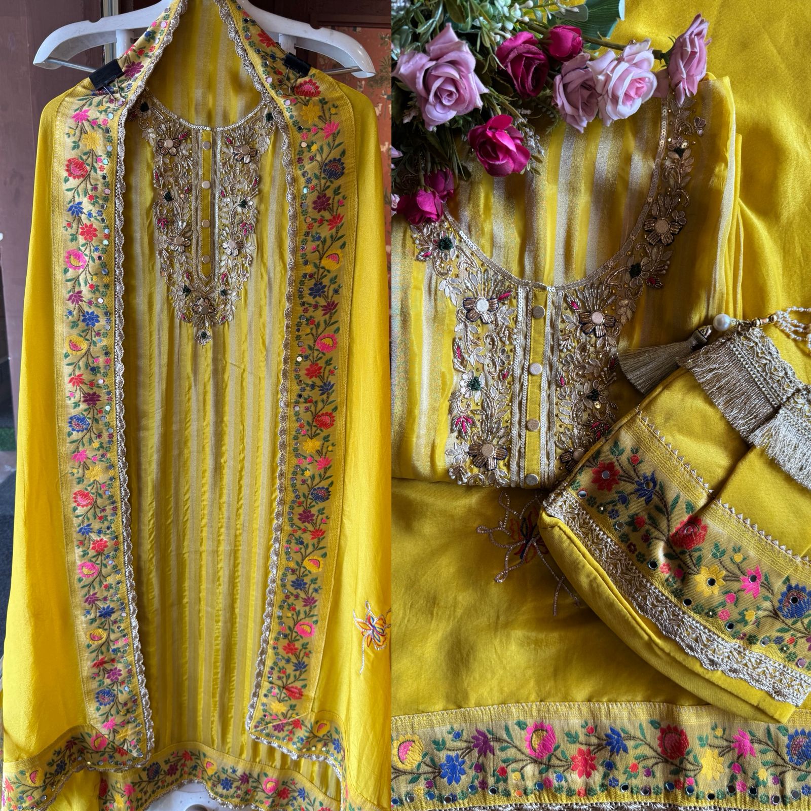 Self tissue Striped Shirt