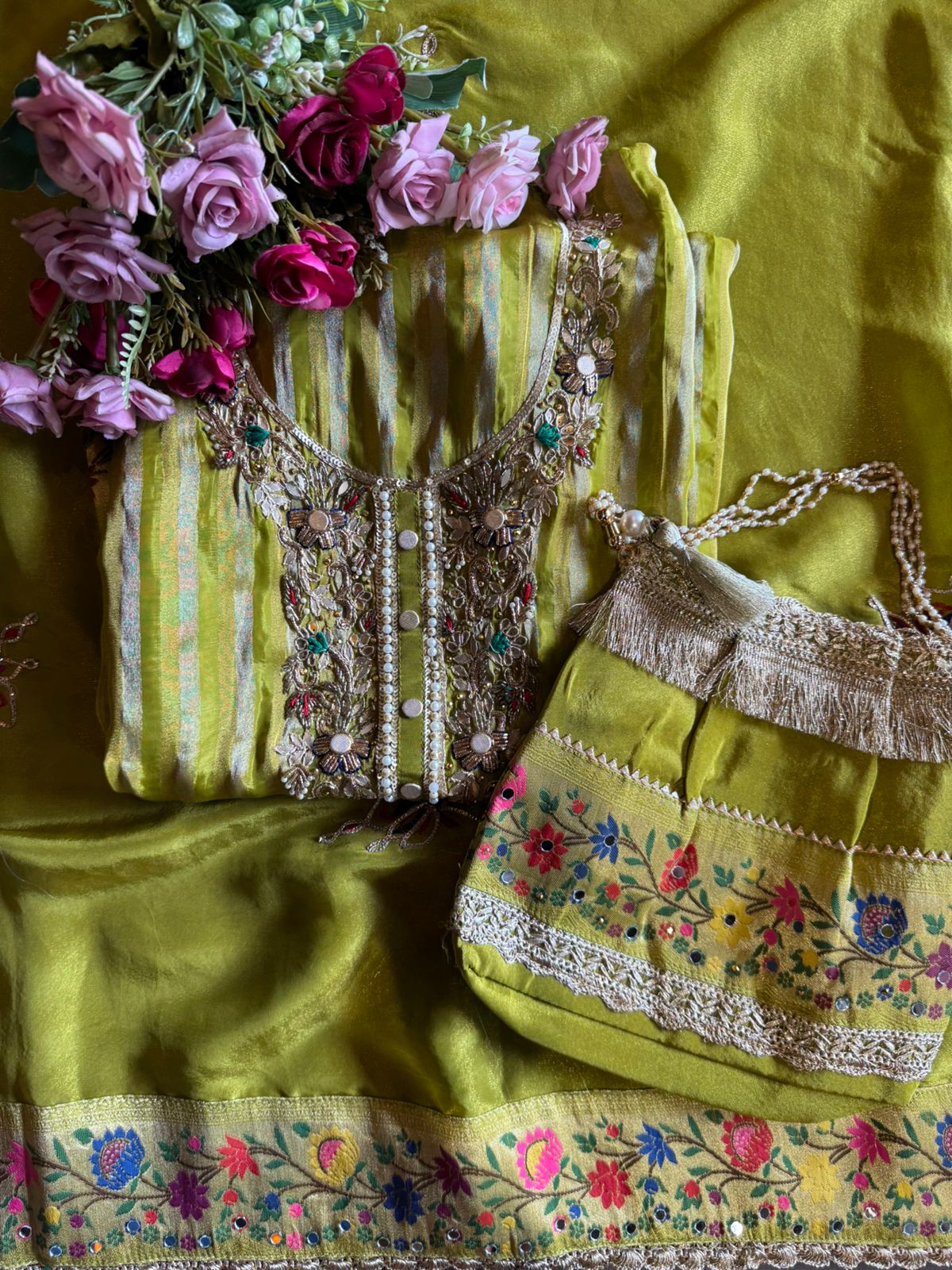 Self tissue Striped Shirt