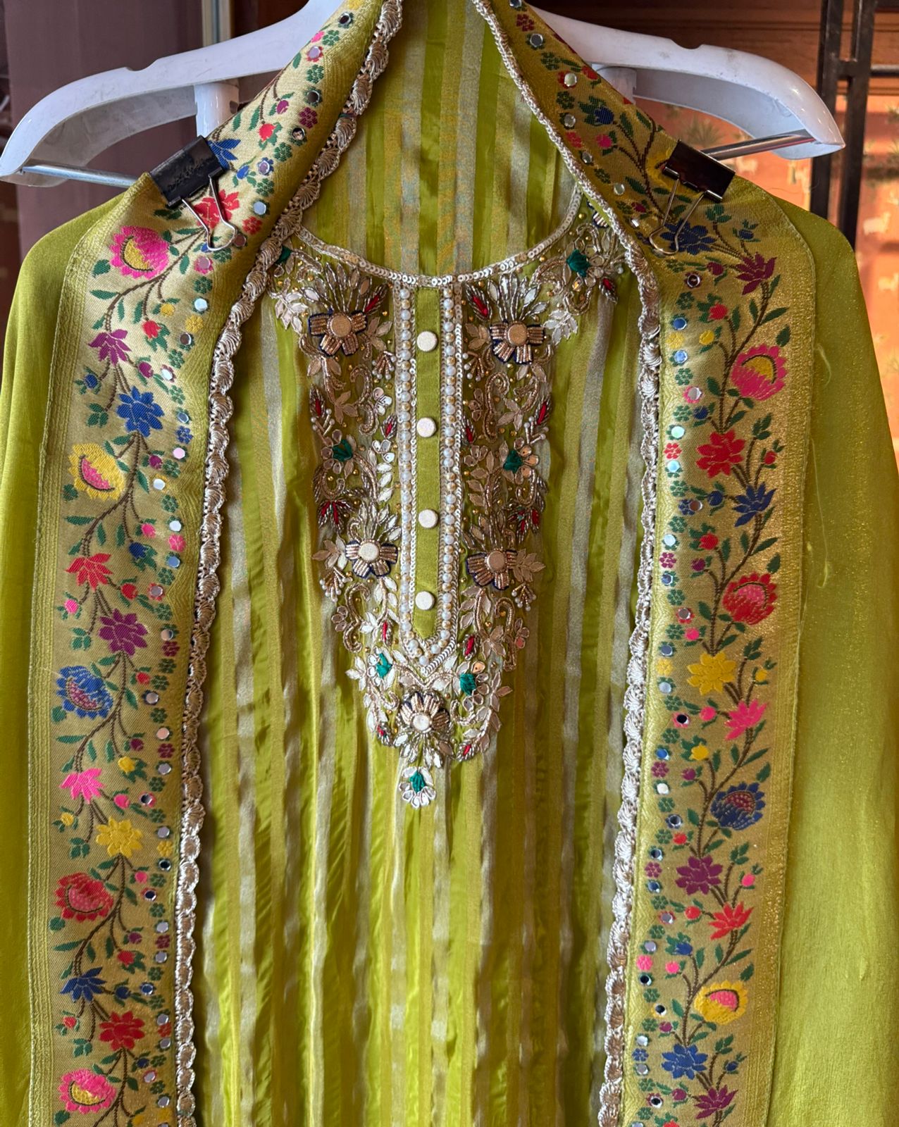 Self tissue Striped Shirt