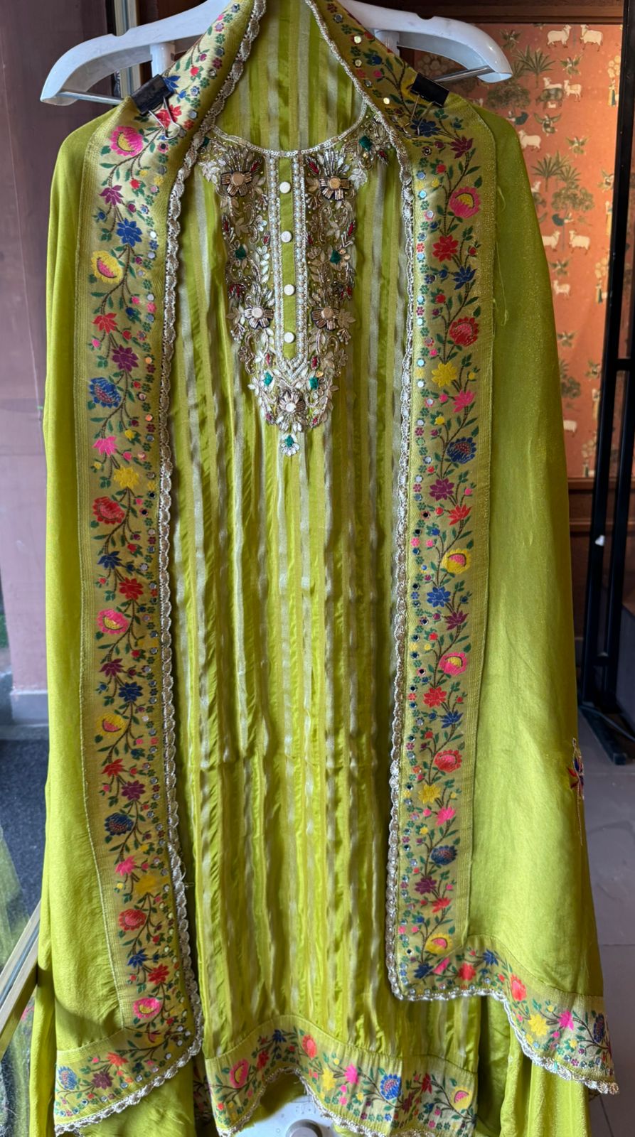 Self tissue Striped Shirt