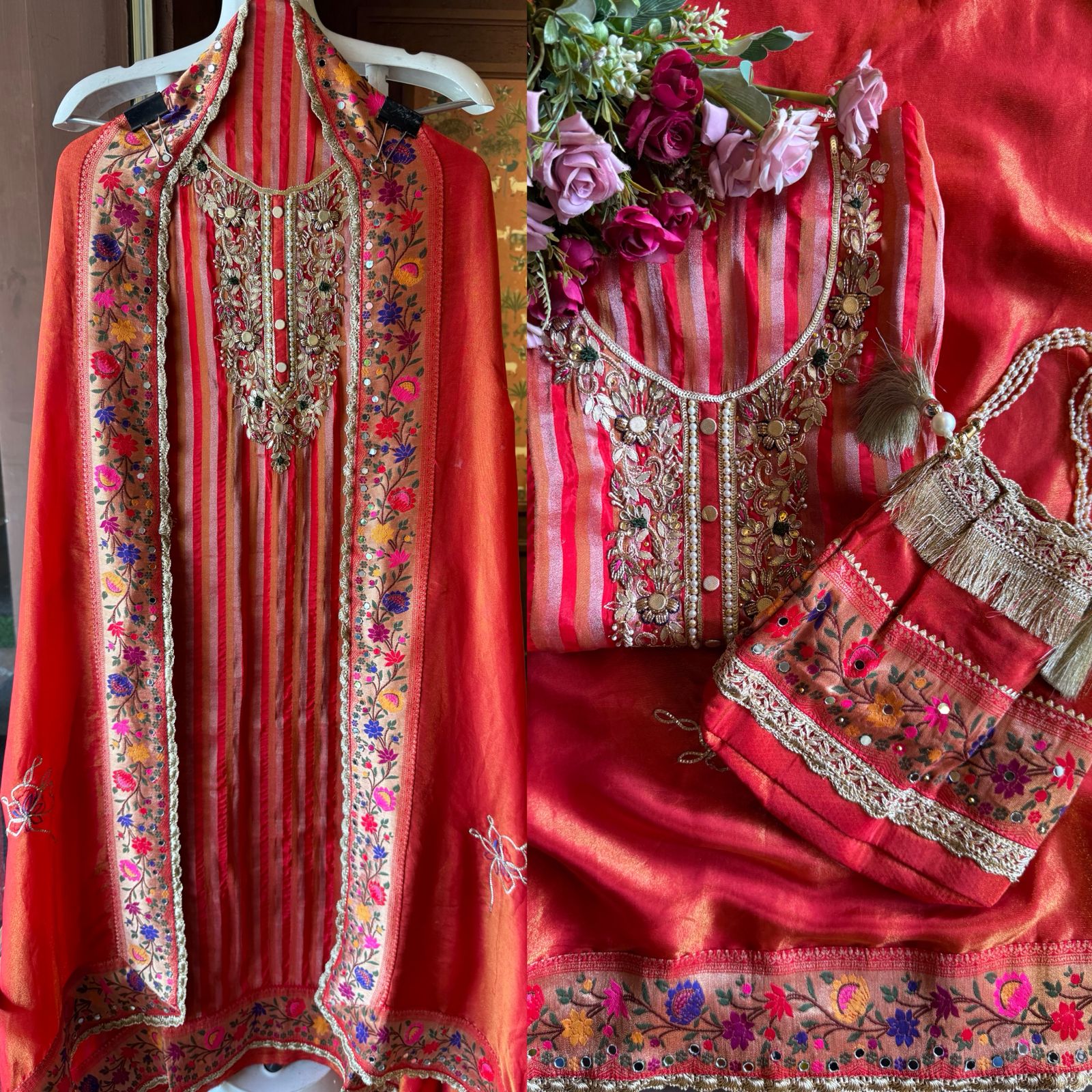 Self tissue Striped Shirt