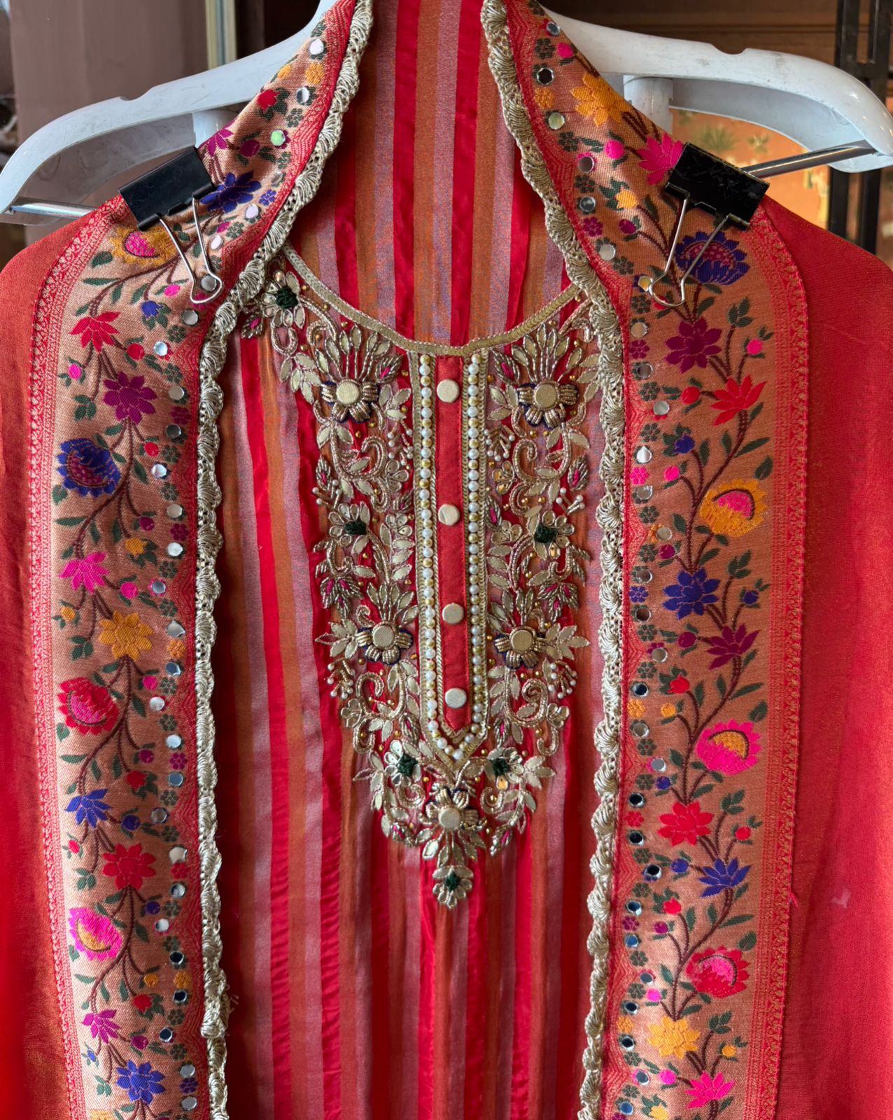 Self tissue Striped Shirt