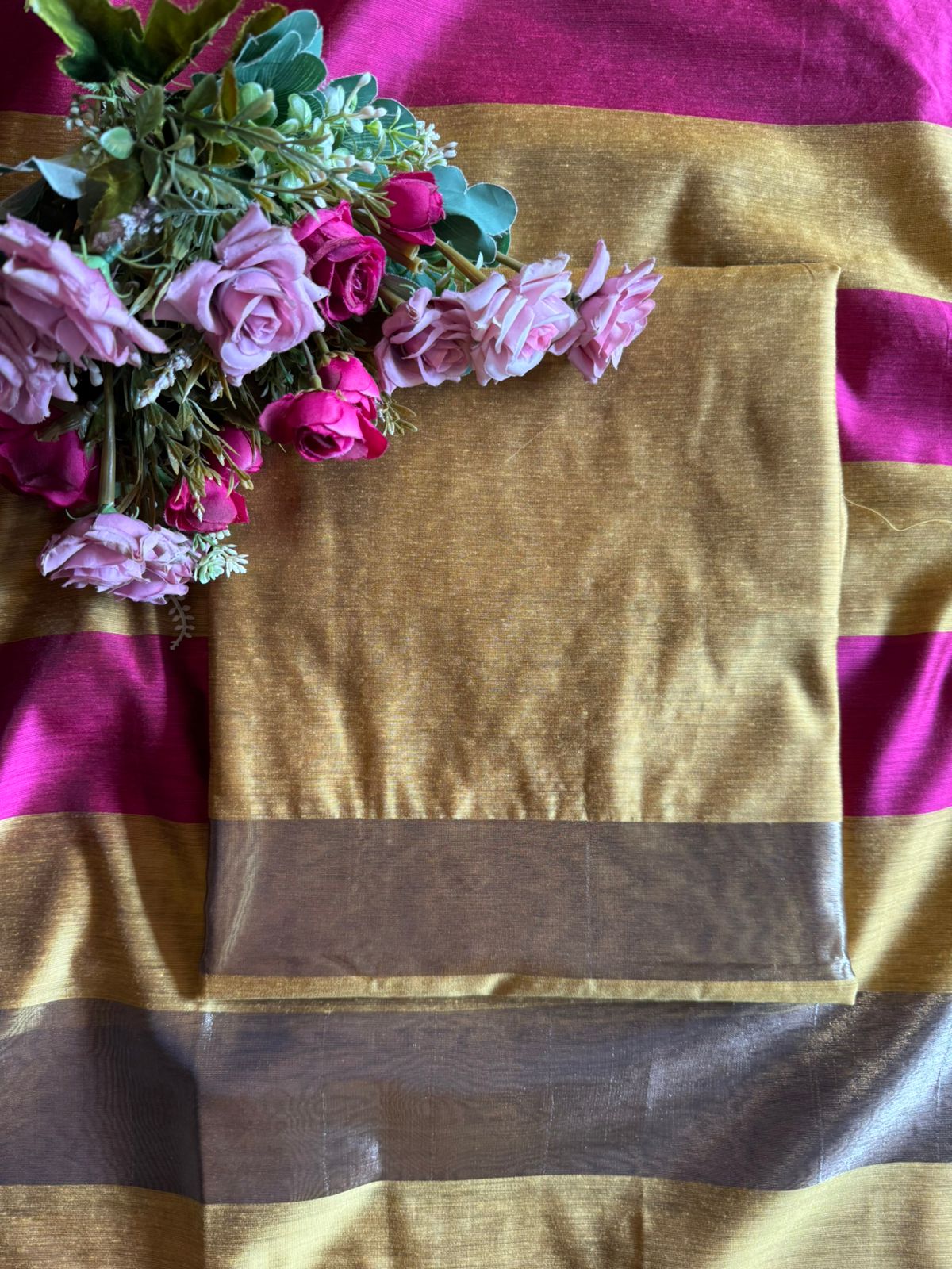 Plain silk Unstitched full size shirt