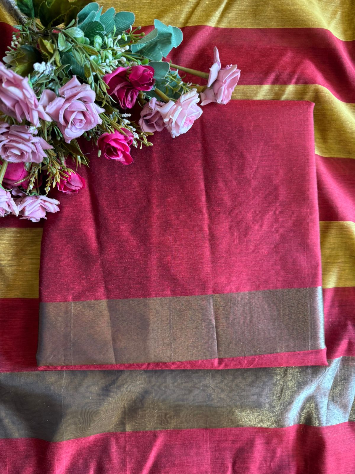 Plain silk Unstitched full size shirt