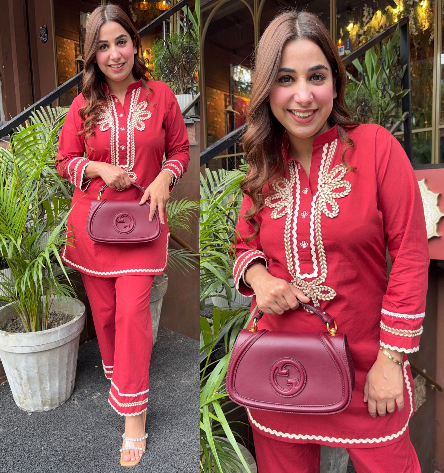 Smart design cotton Coord Set