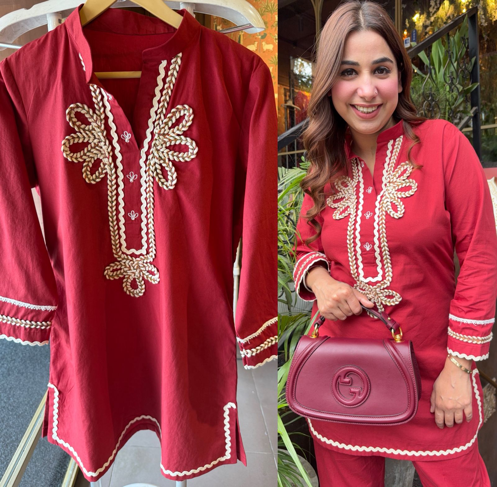 Smart design cotton Coord Set