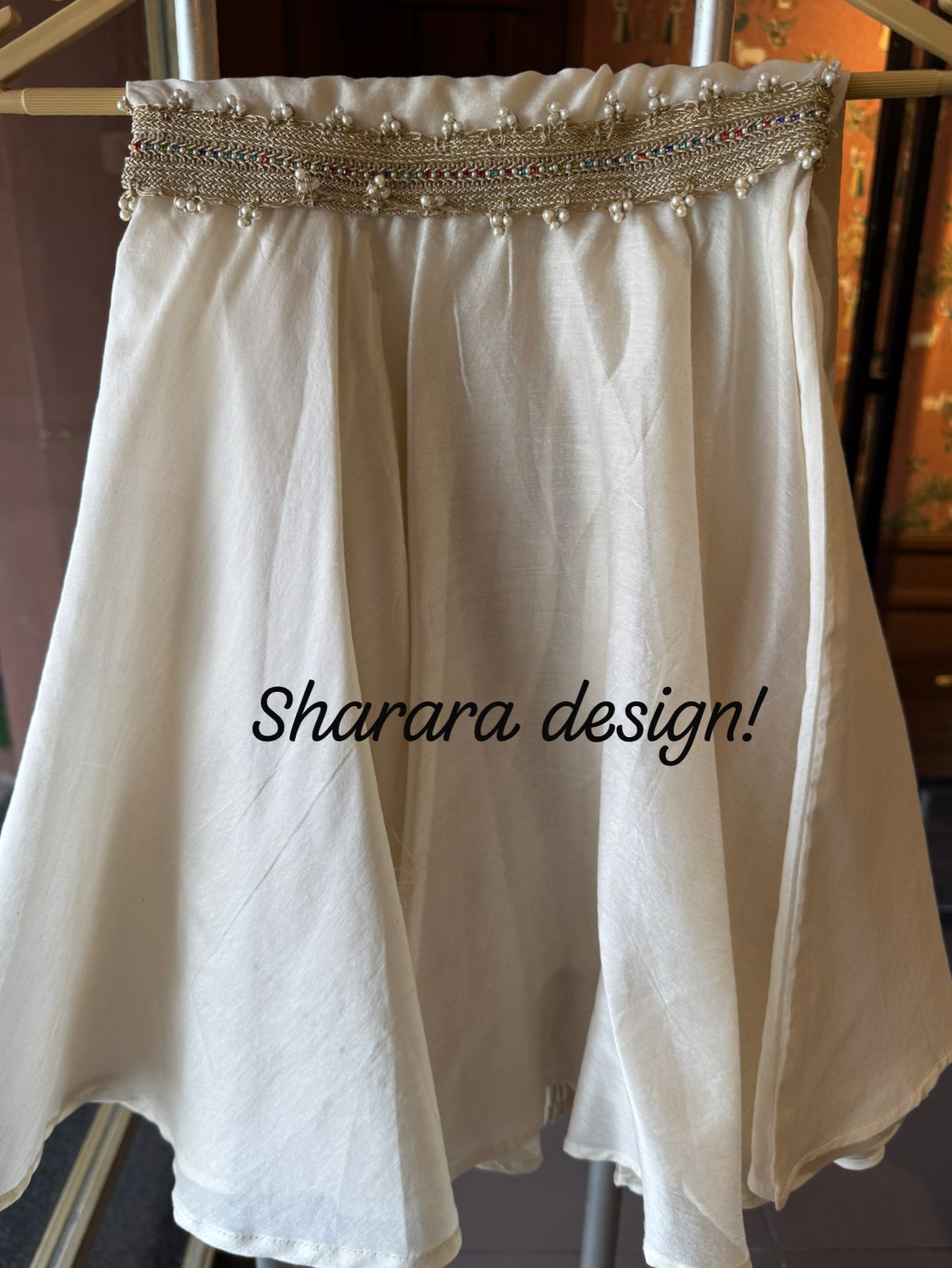 Mul chanderi Stitched Anarkali