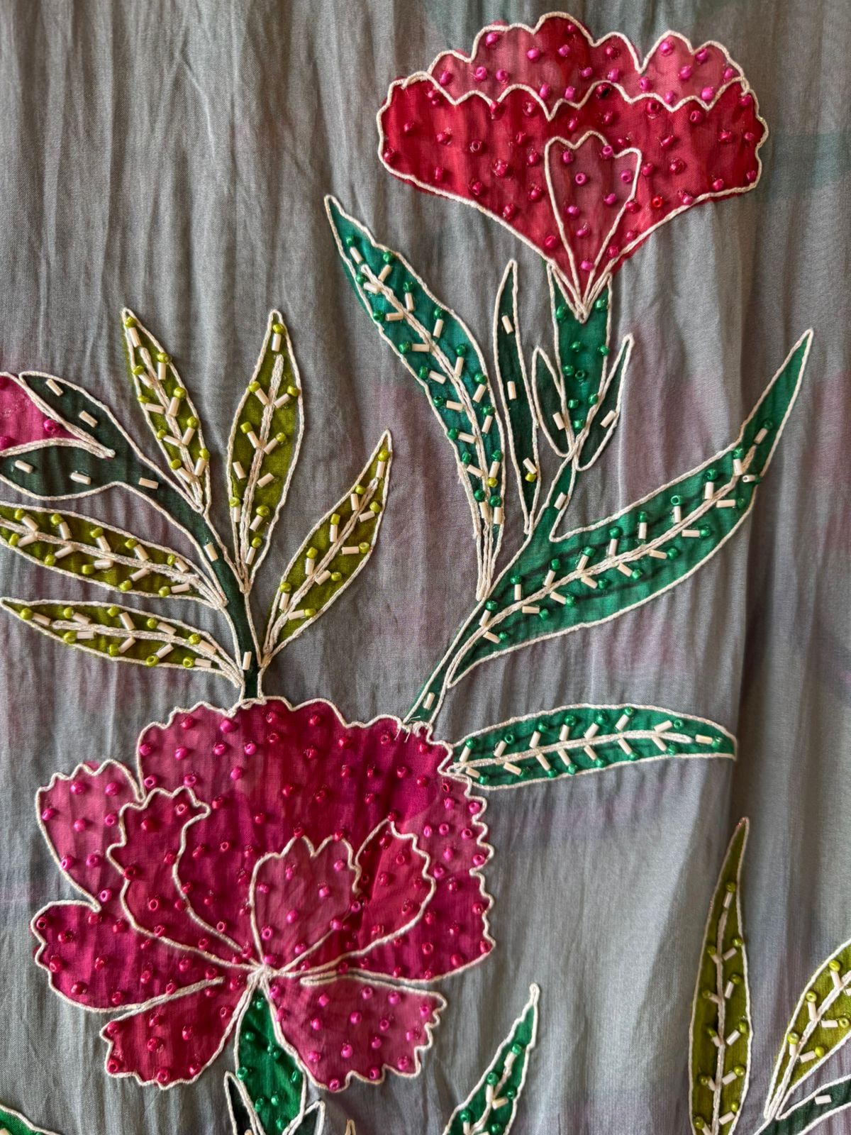 Soft Organza digital printed Unstitched Shirt