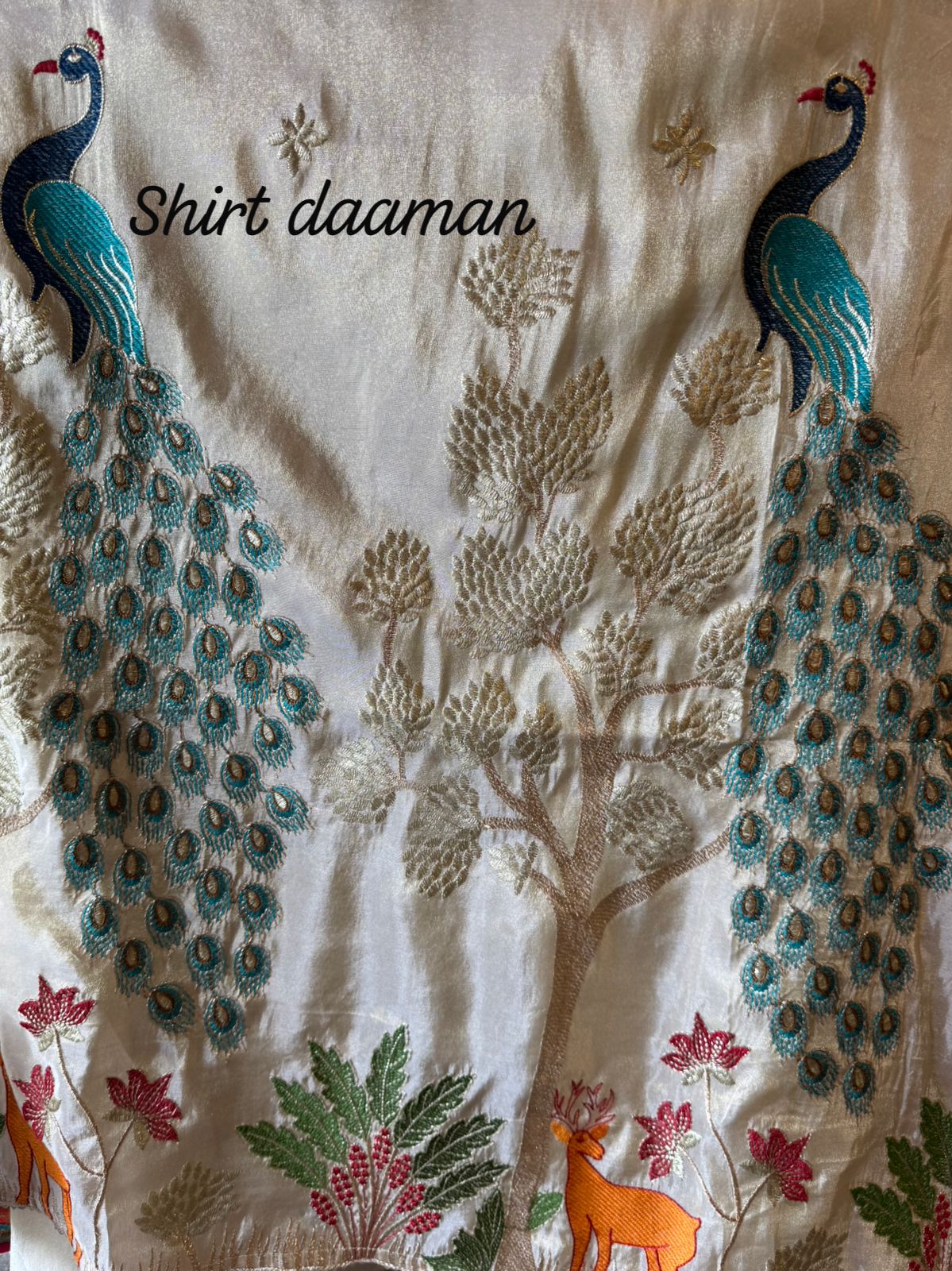 Shimmer tissue Unstitched Shirt