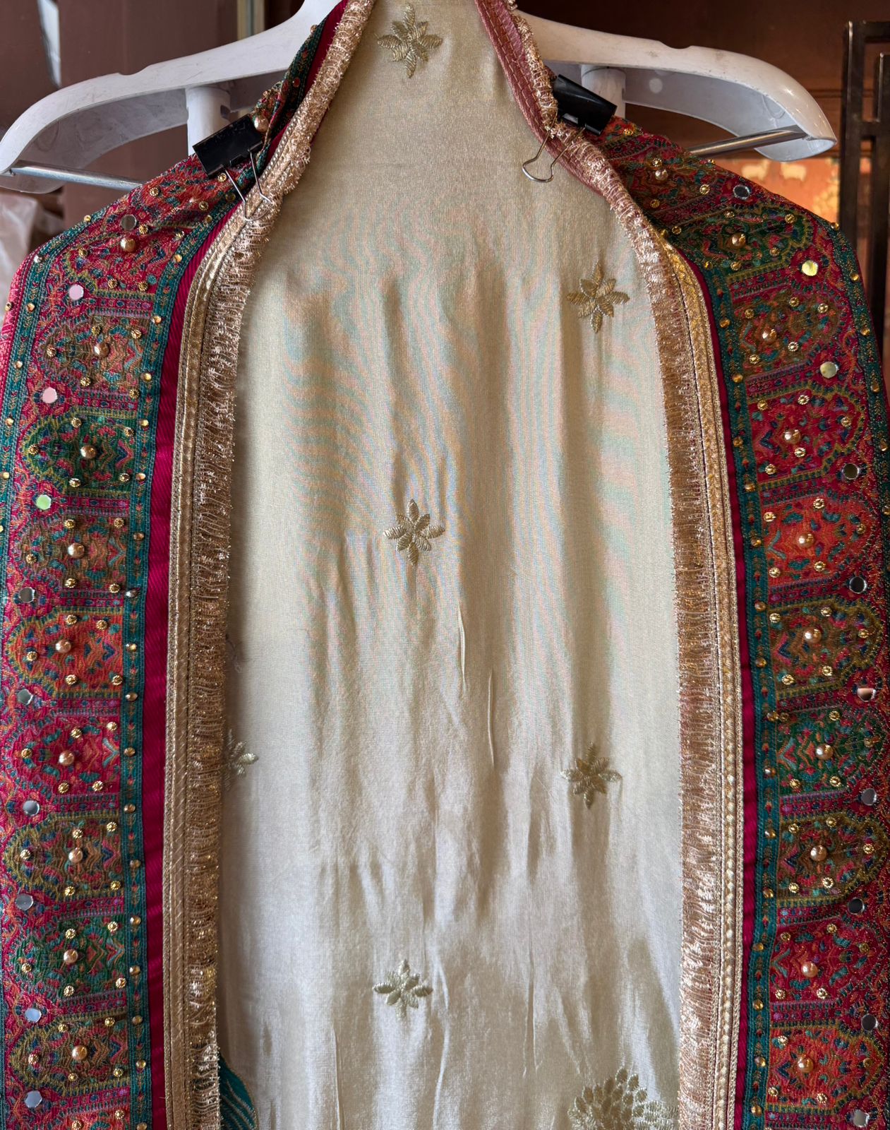 Shimmer tissue Unstitched Shirt