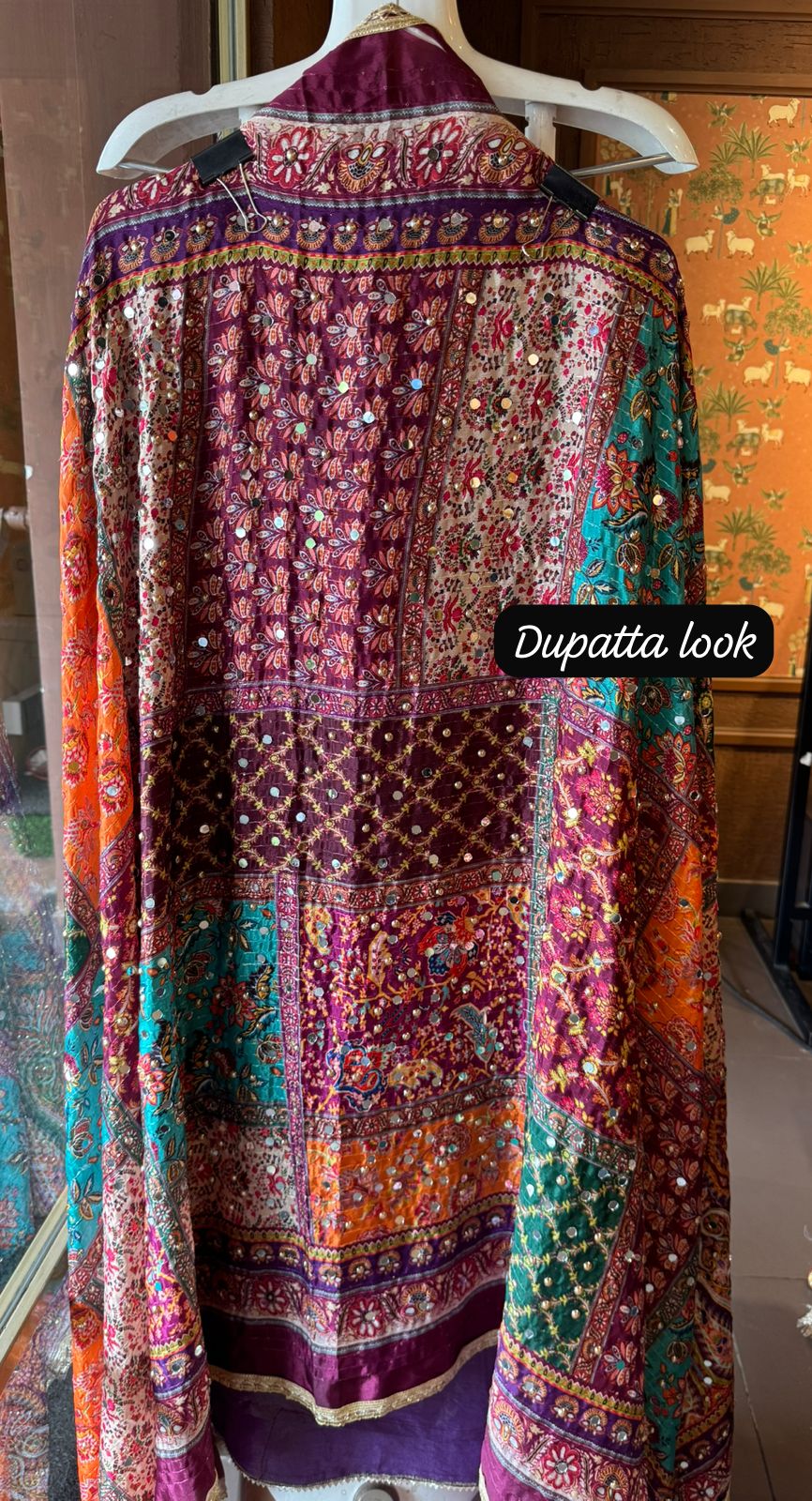 Shimmer organza Unstitched Shirt