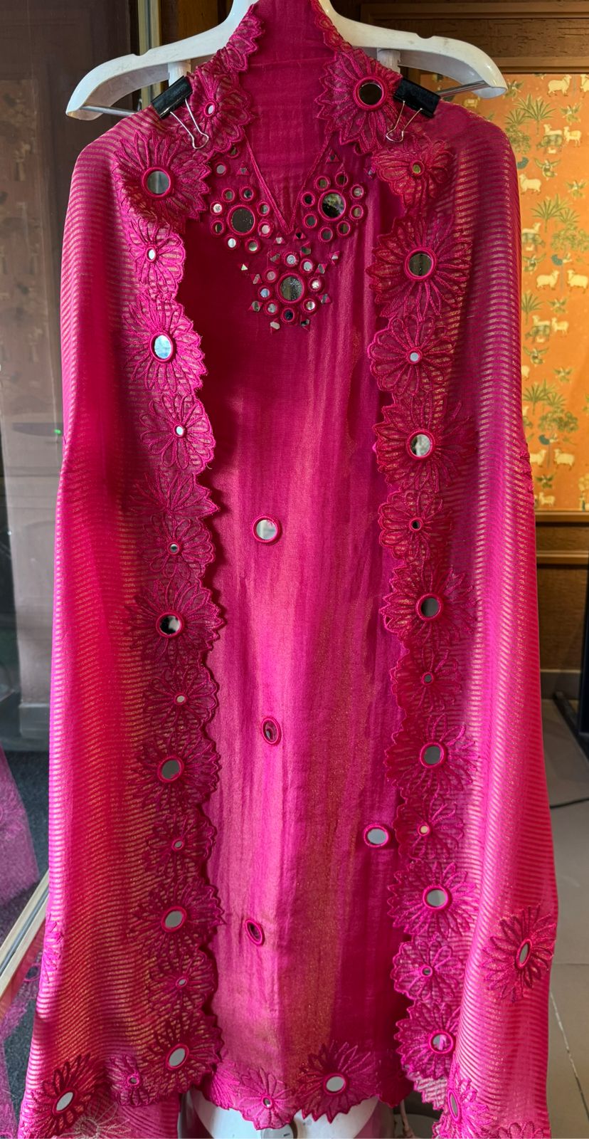 Shimmer tissue unstitched Suits