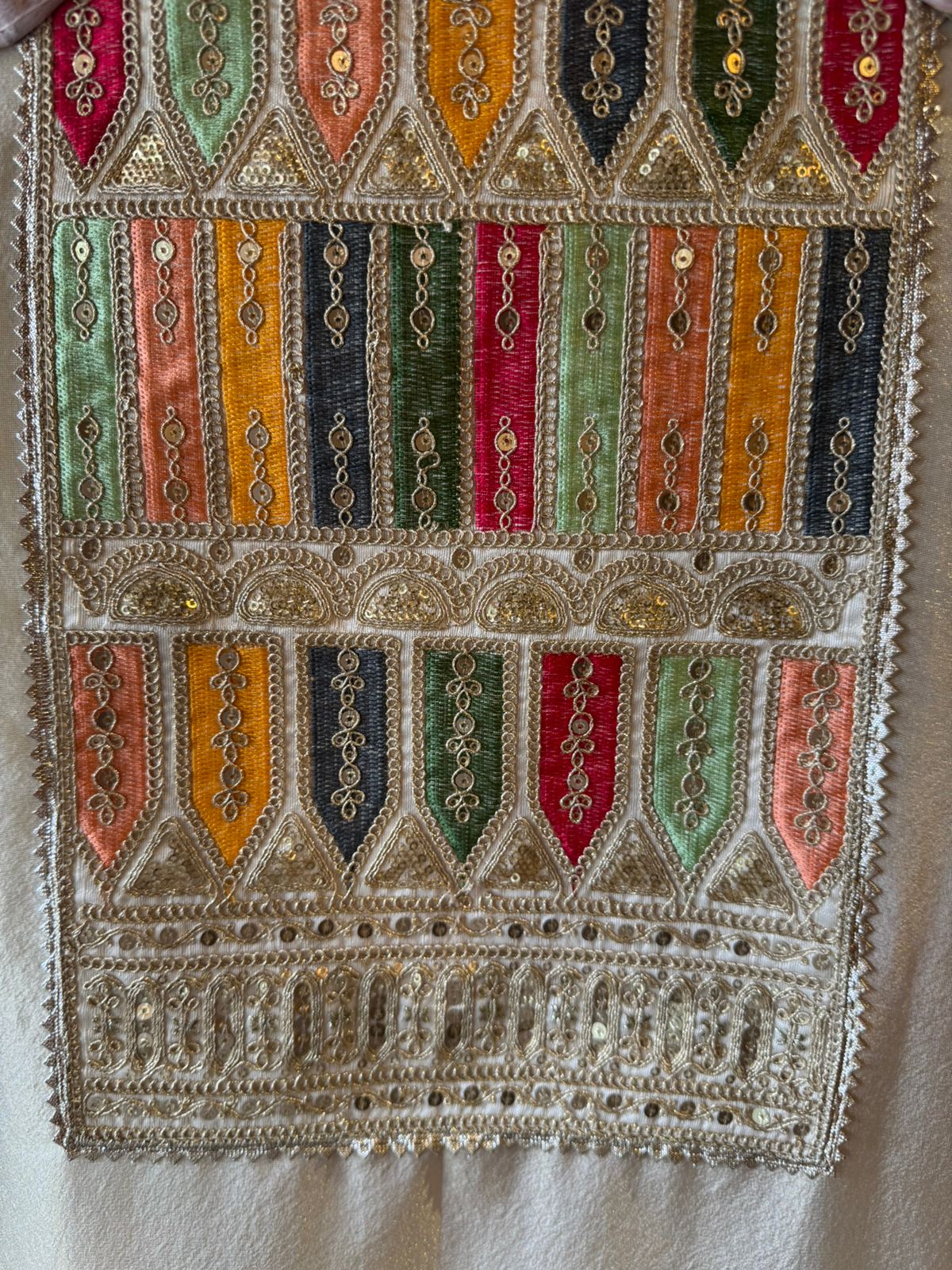 Shimmer organza Unstitched Shirt