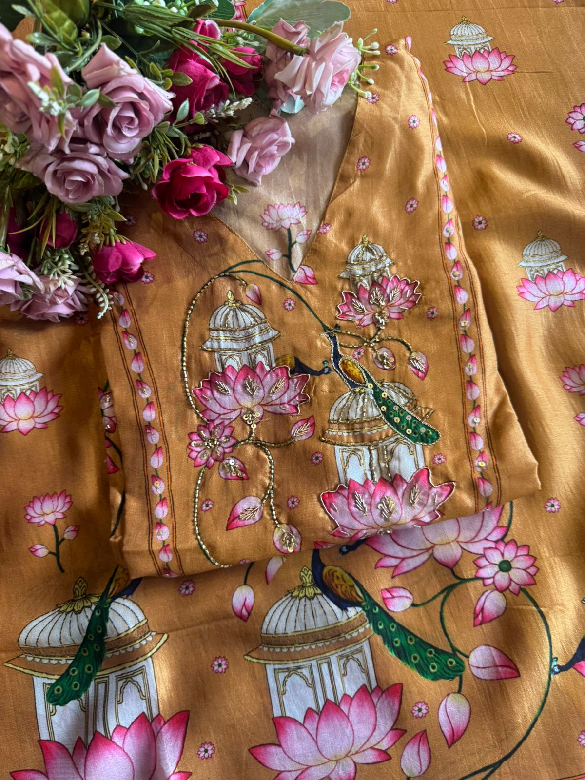 Pure Silk Unstitched Suit