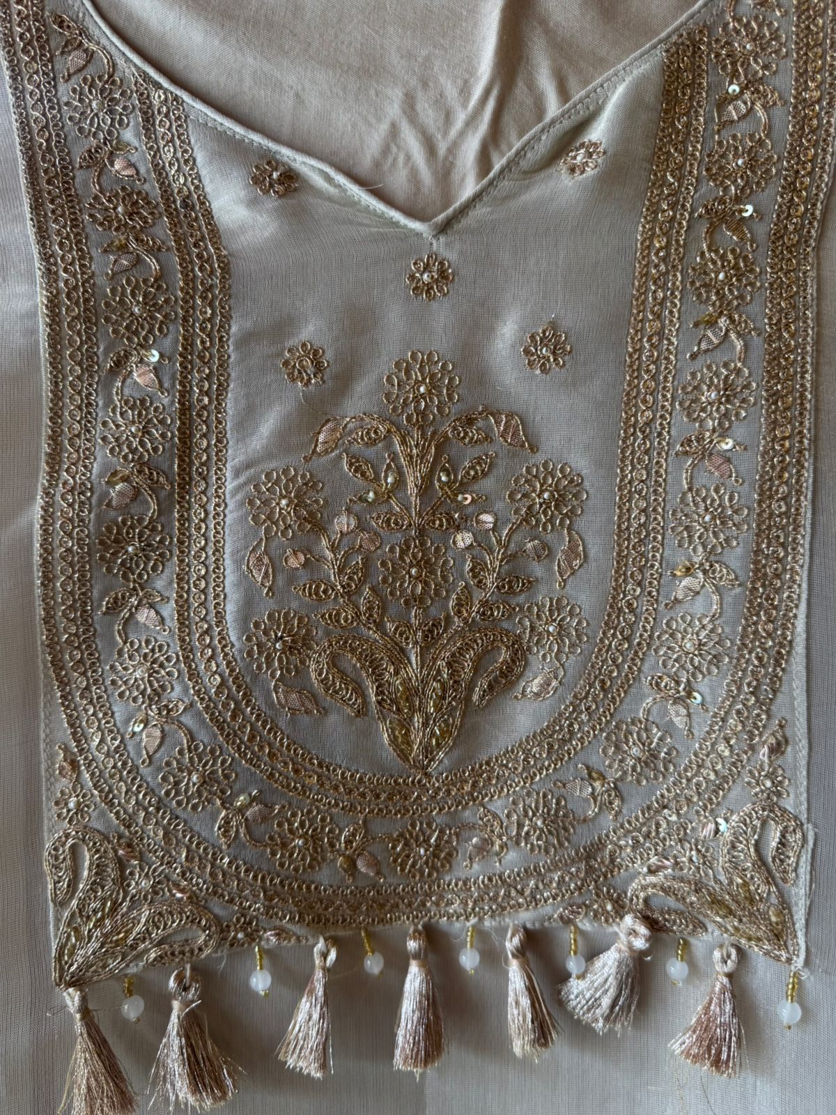 Shimmer organza Unstitched Shirt