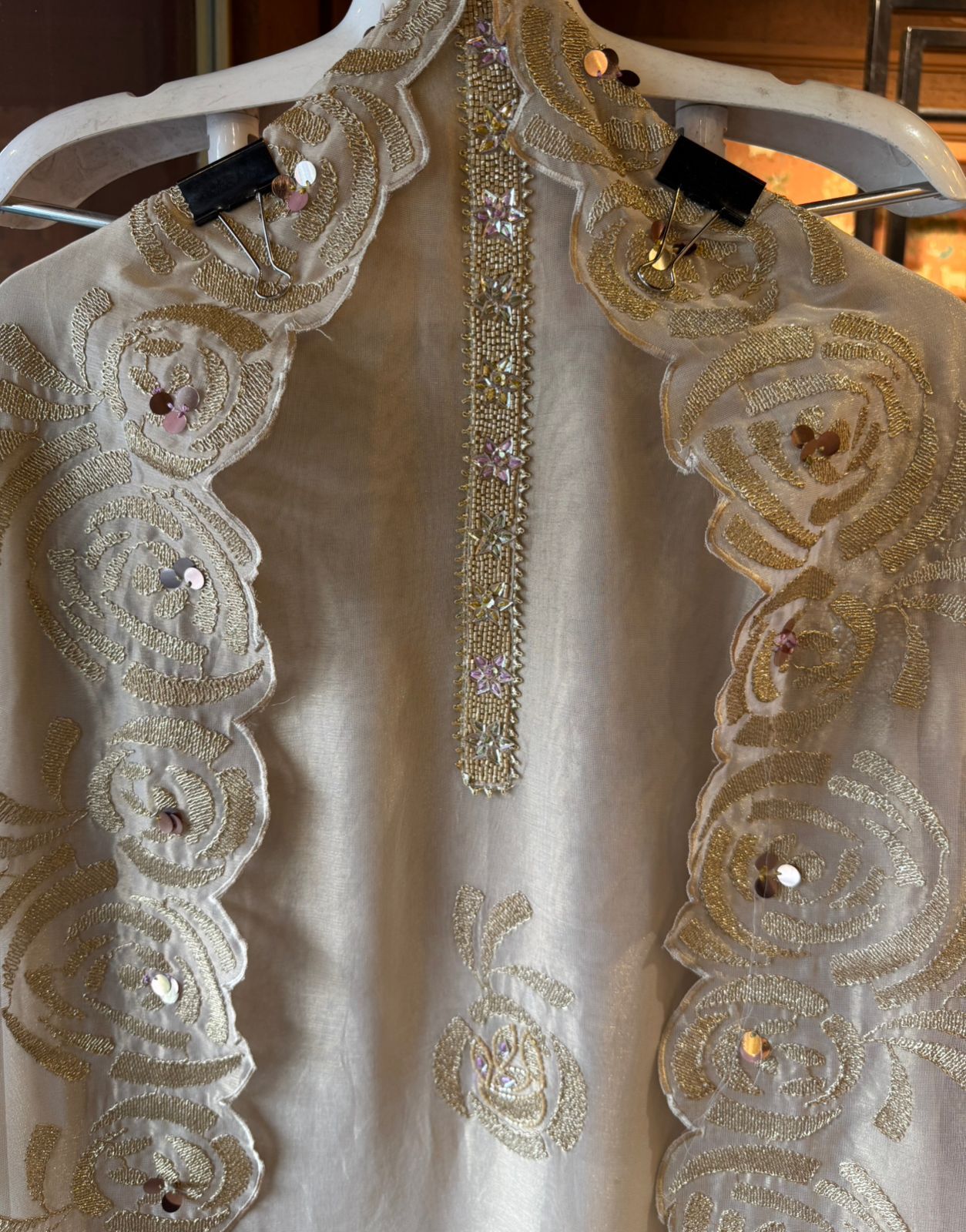 Shimmer tissue unstitched Shirt