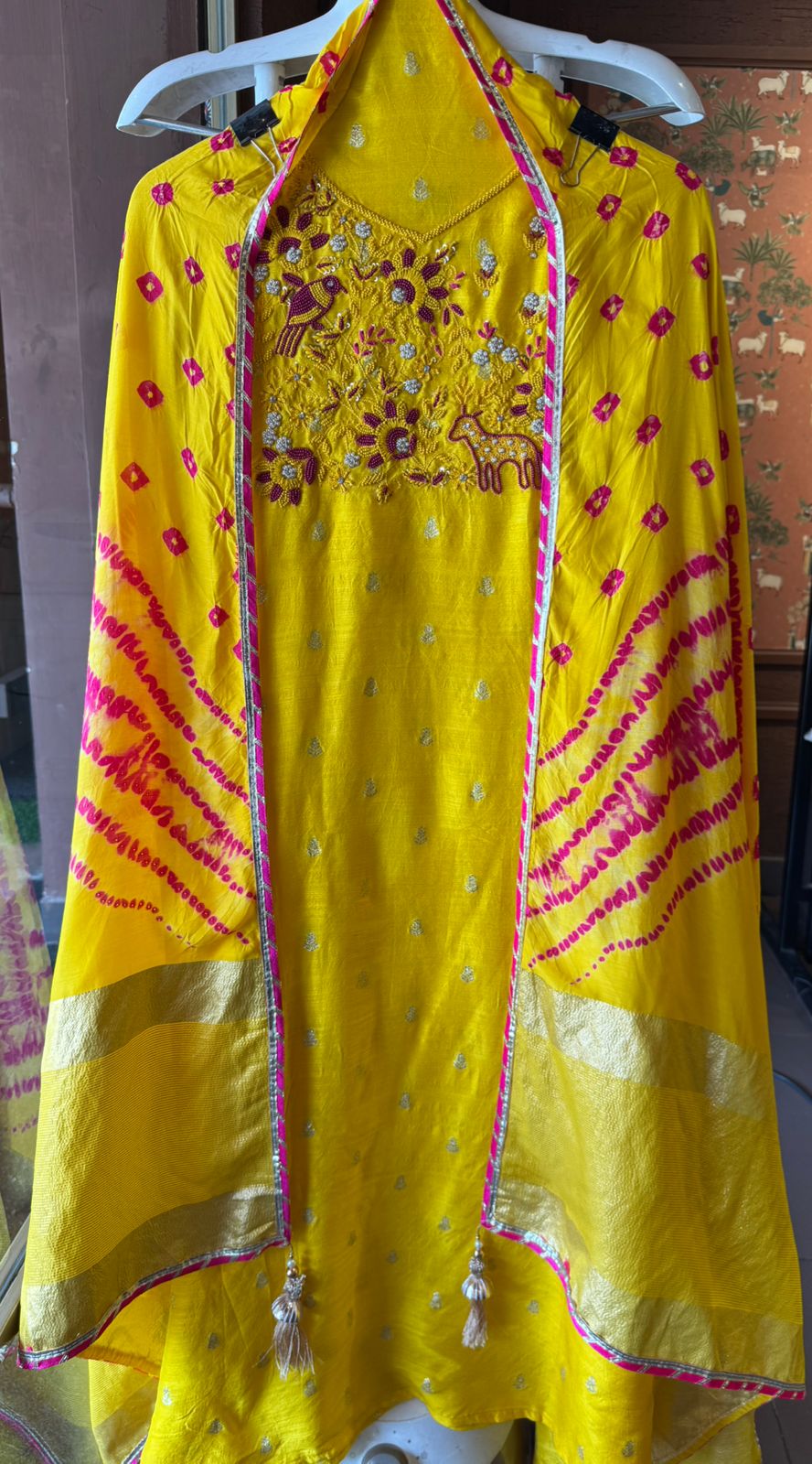 Soft Raw Silk unstitched suit