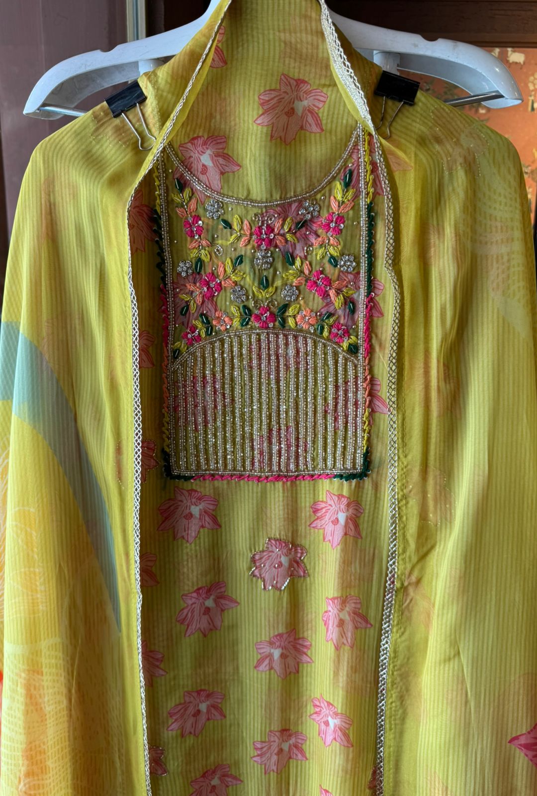 Digitally printed organza Shirt