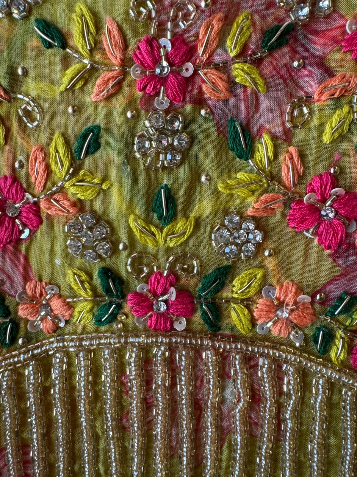 Digitally printed organza Shirt